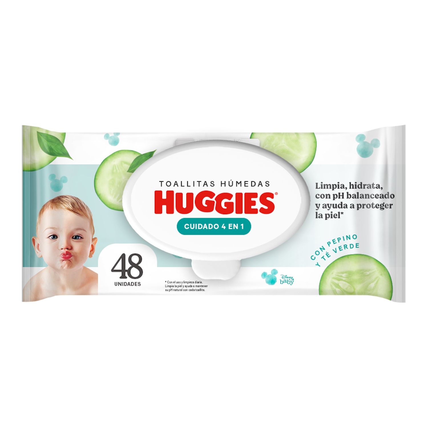 Toalla Humeda Sensitiva Huggies Paquete 48 Unid