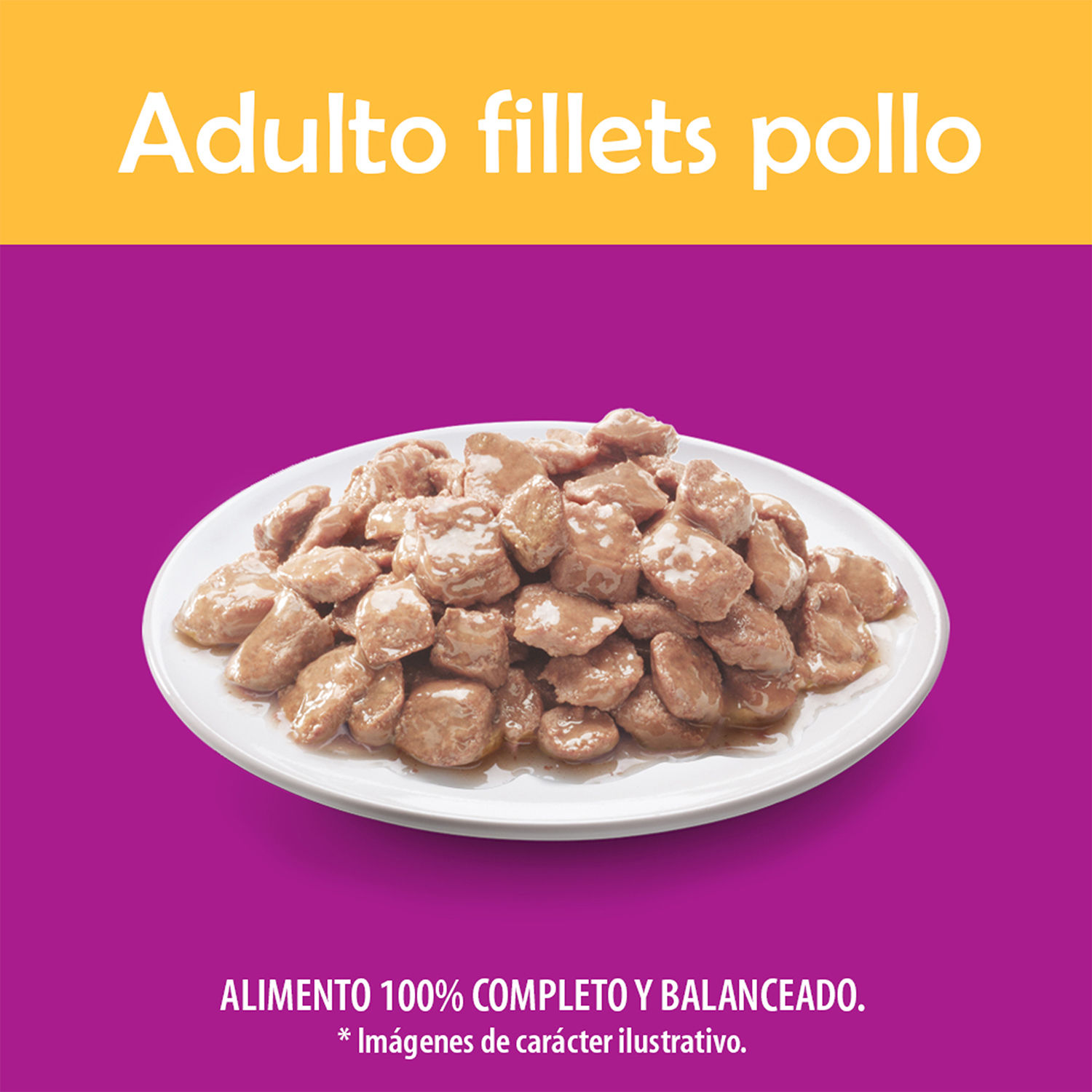 Alimento Gato Adulto Humedo Pollo Whiskas Bolsa 85 G