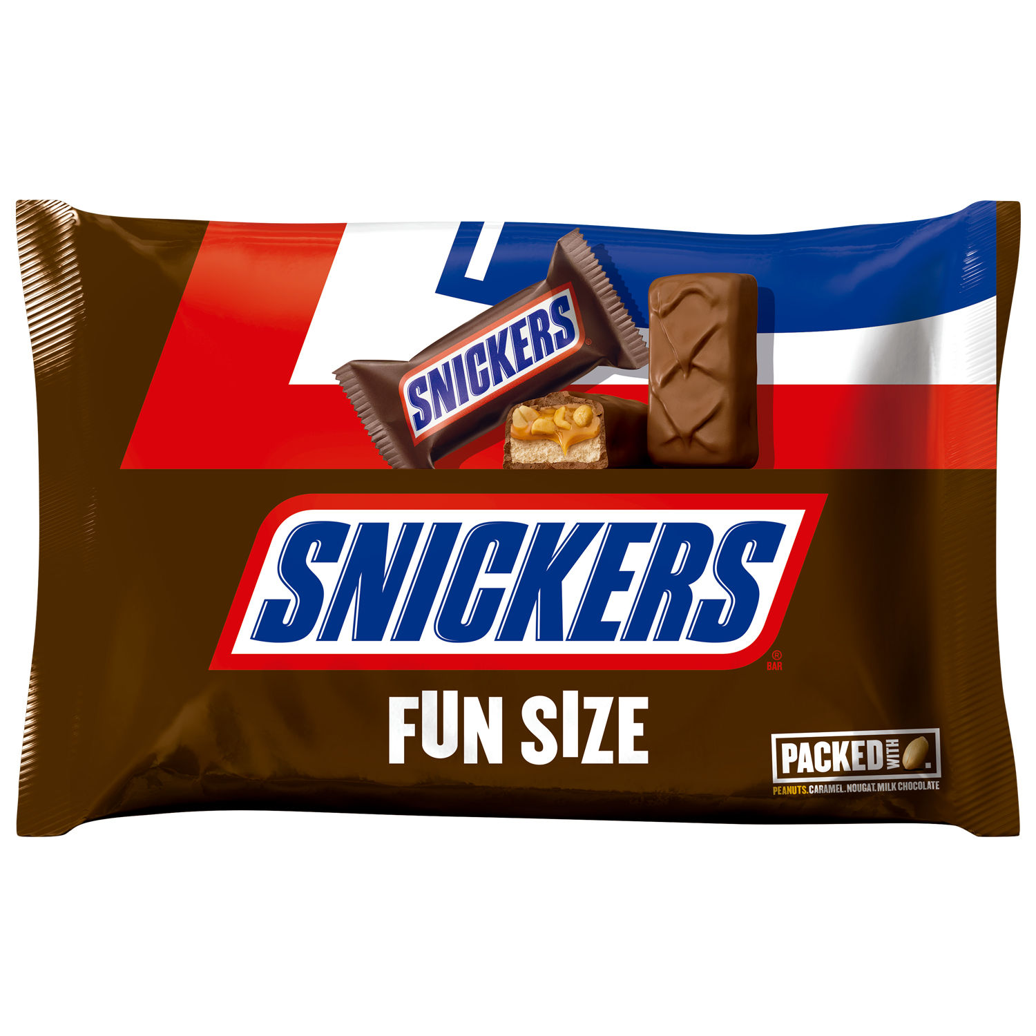 Chocolate Fun Size Snickers Paquete 300.2 G