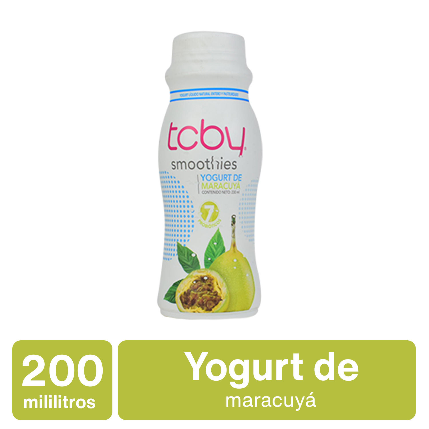 Yogurt Liquido Maracuya Tcby Envase 200 Ml