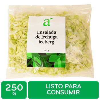 Ensalada Lechuga Iceberg Auto Mercado Paquete 250 G