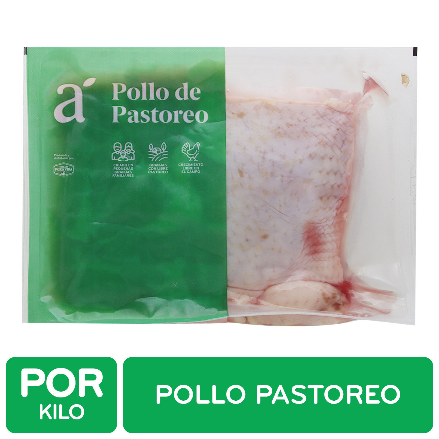 Cuarto De Muslo Pollo Pastoreo Auto Mercado Kilogramo