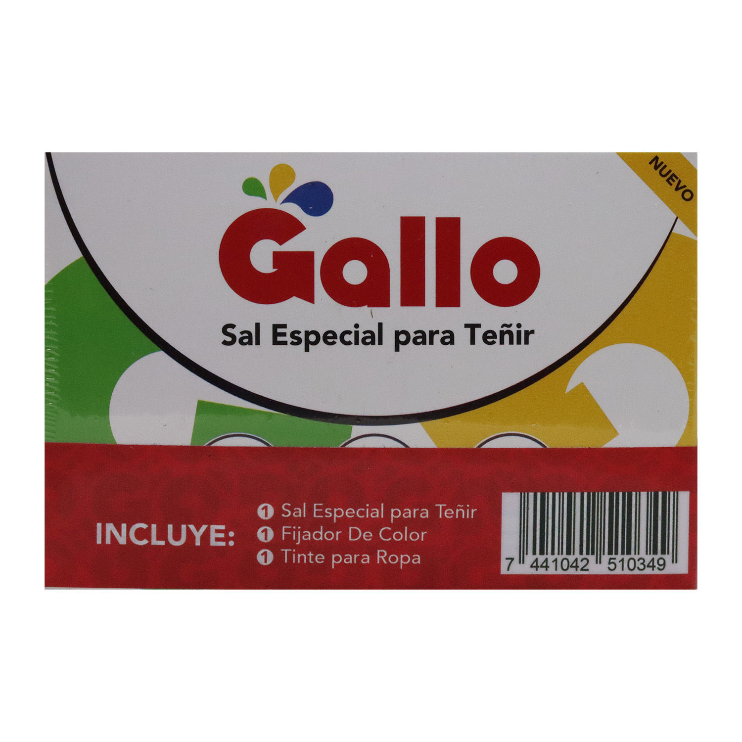 Tinte gallo para ropa color negro 15 gr