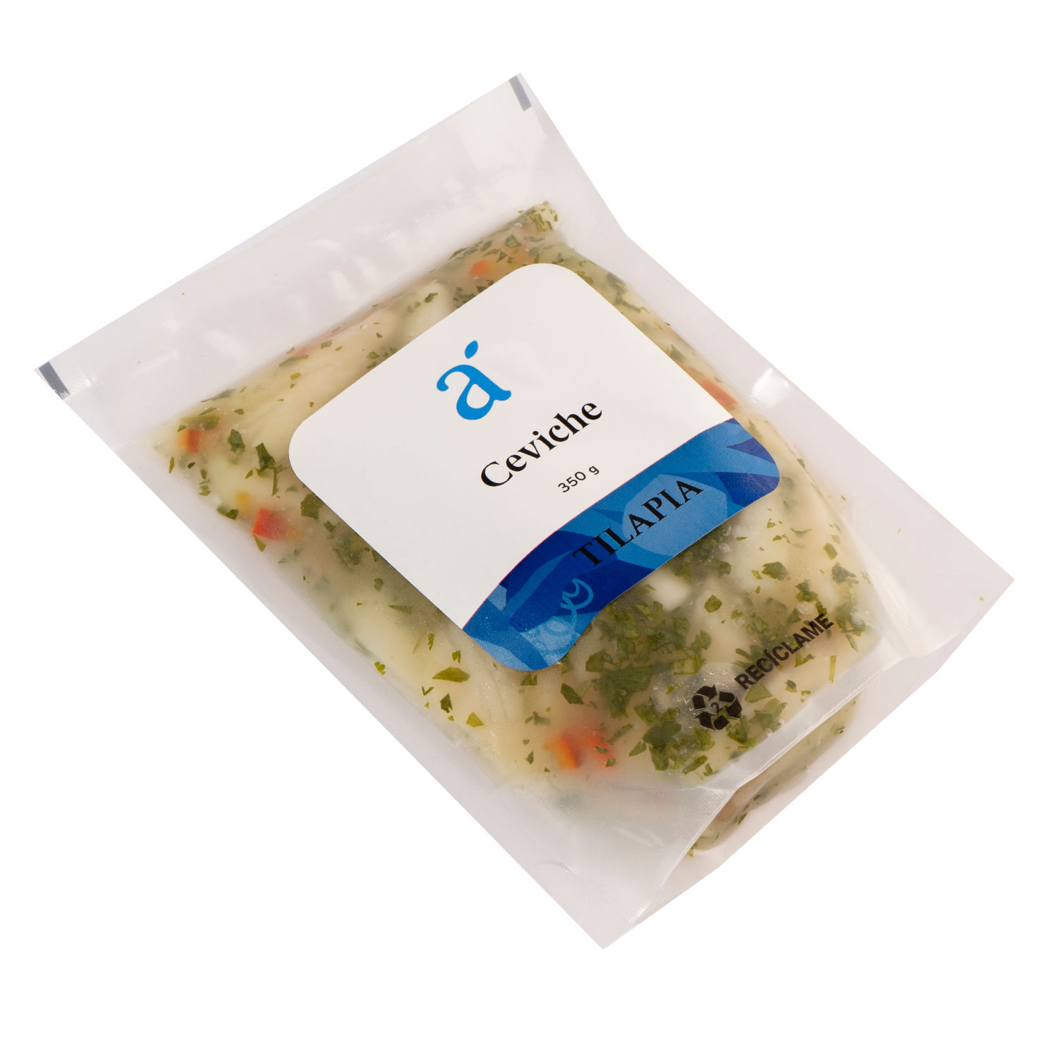 Ceviche Tilapia Aquicola Auto Mercado Bolsa 350 G