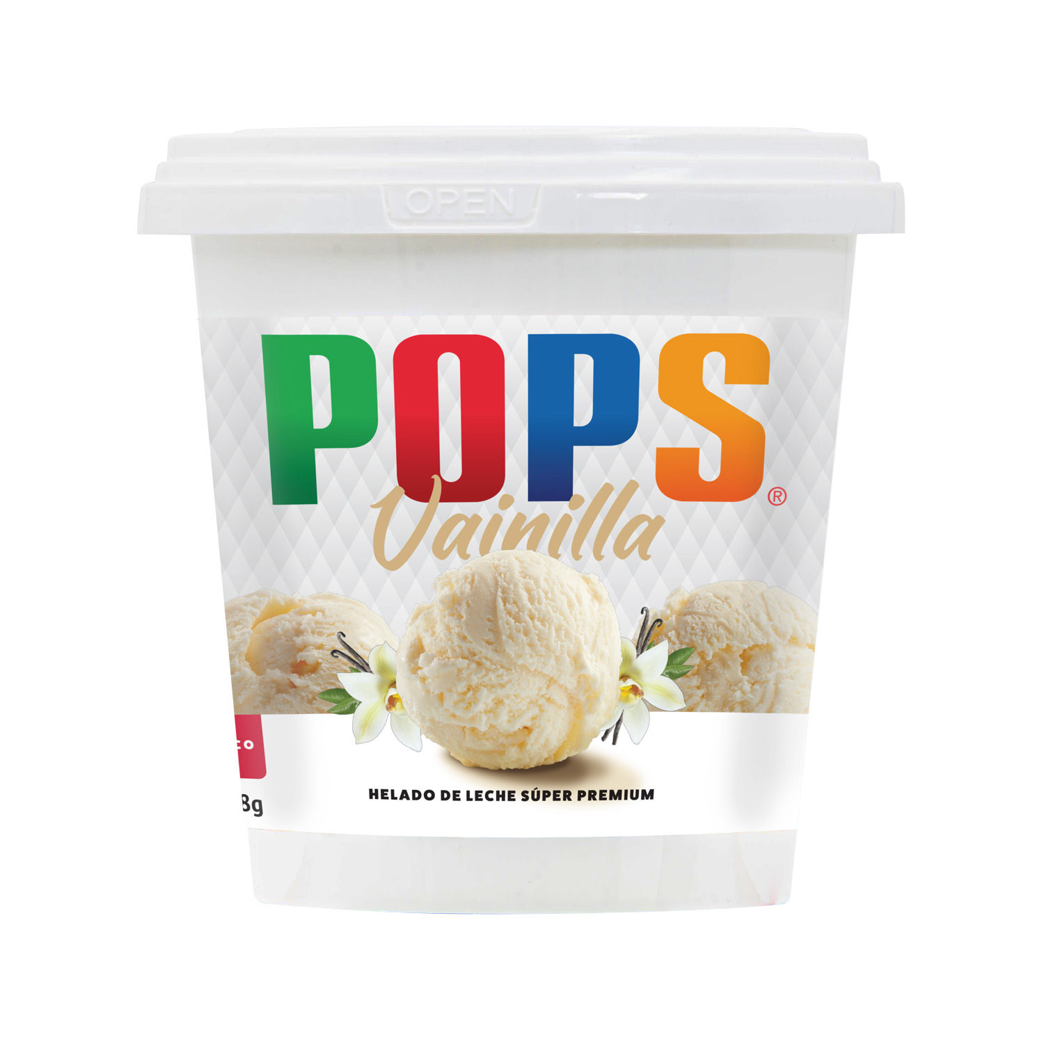 Helado Vainilla Pops Envase 268 G