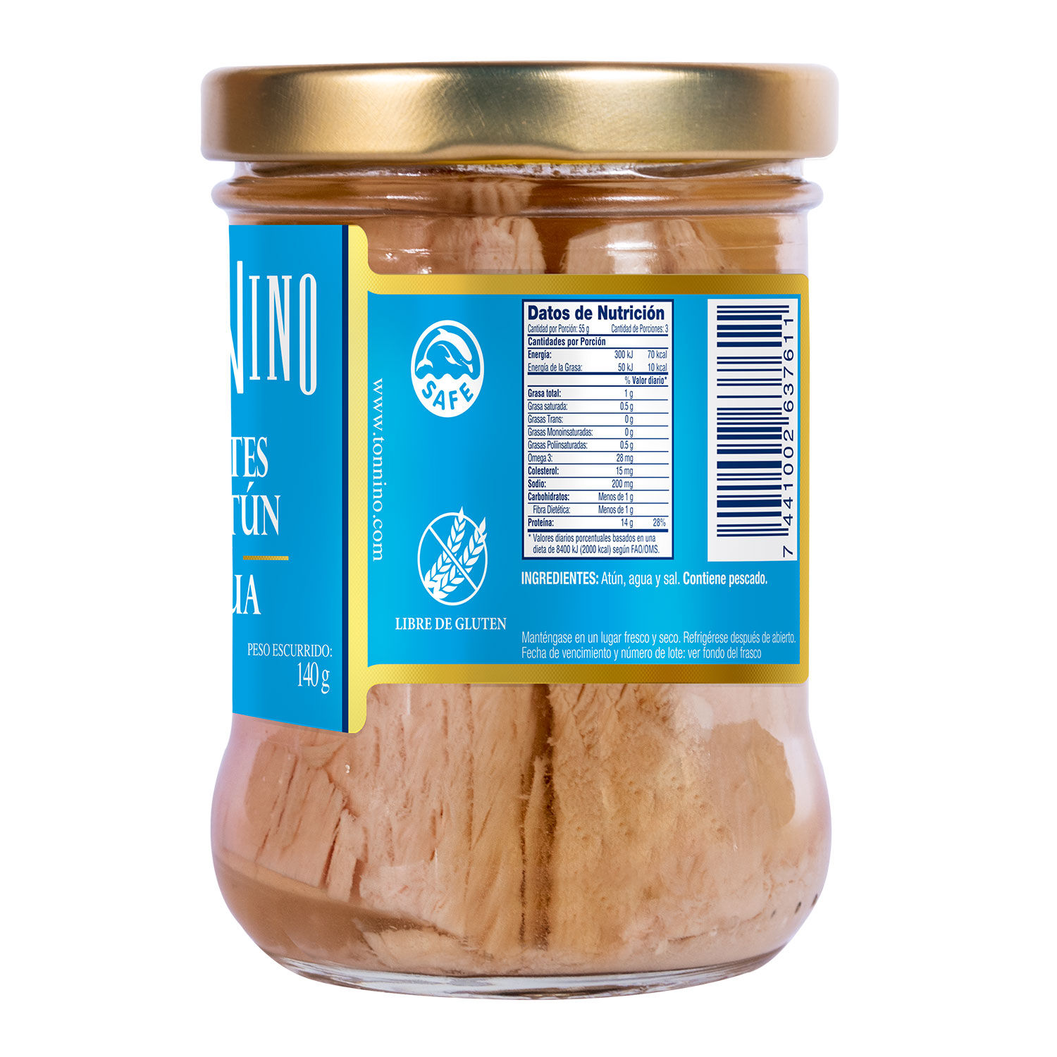 Atun Filete Agua Tonnino Frasco 190 G | Auto Mercado
