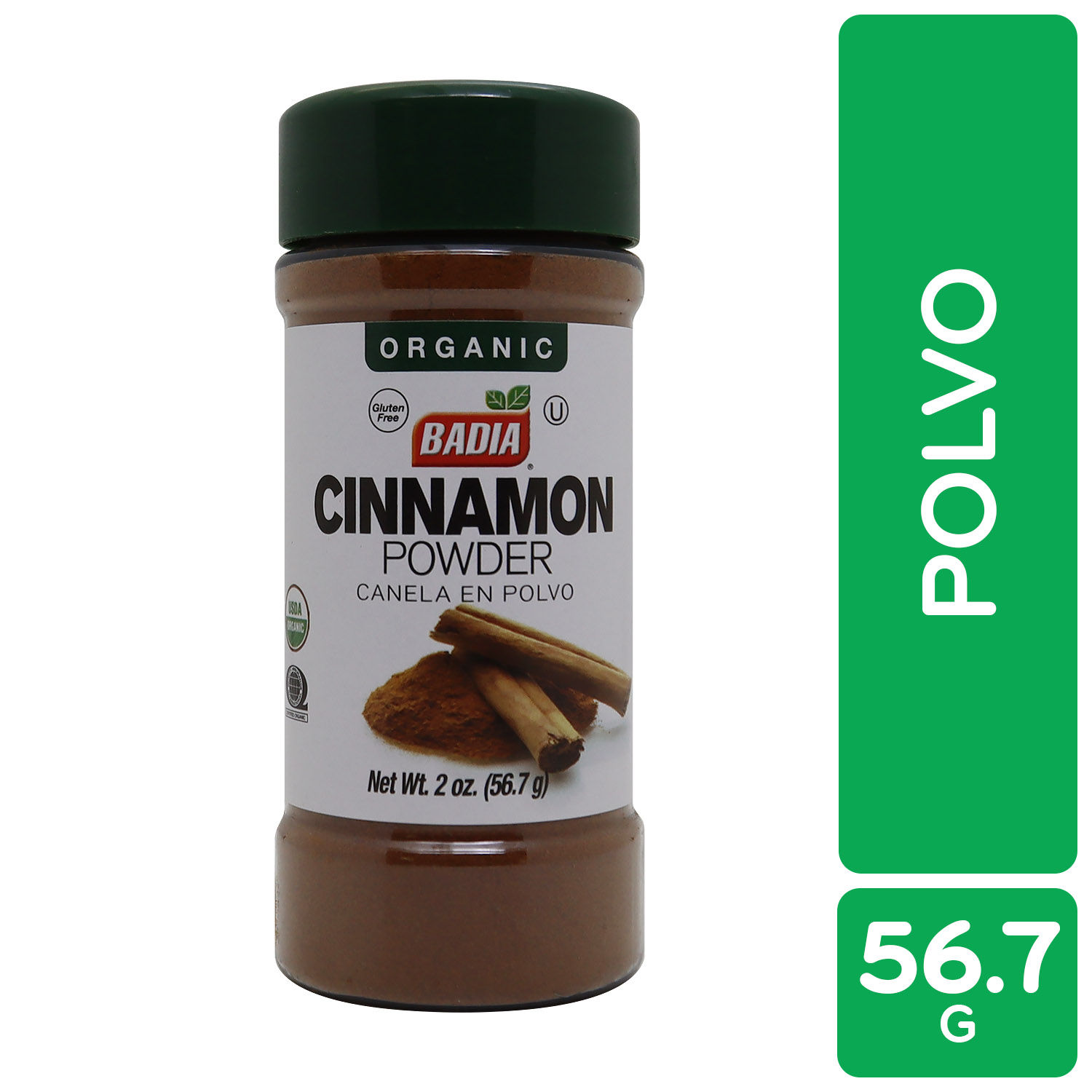 Canela Polvo Organico Badia Envase 56.7 G