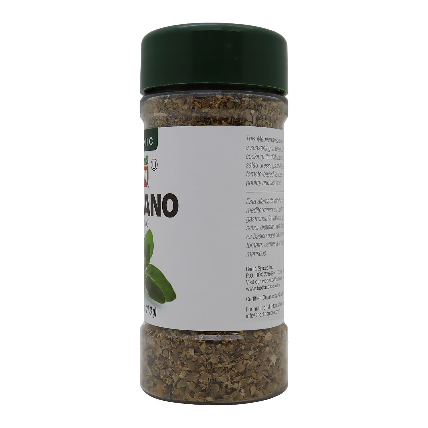 Oregano Entero Badia Envase 21.3 G