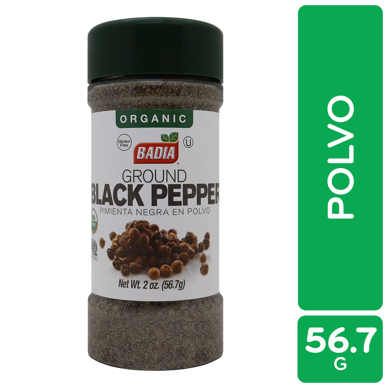 Pimienta Polvo Negra Organico Badia Envase 56.7 G