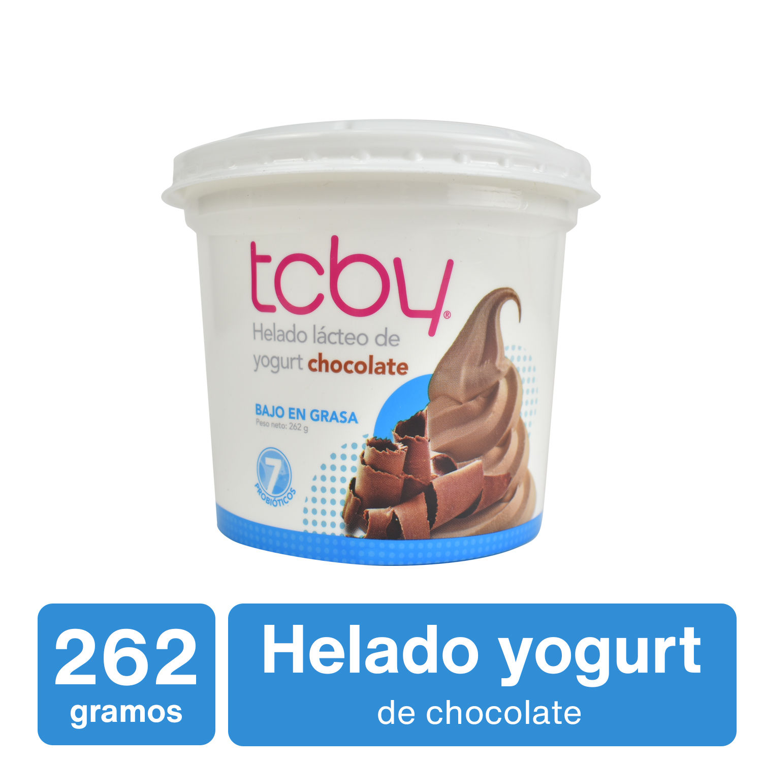 Helado Yogurt Chocolate Tcby Envase 262 G