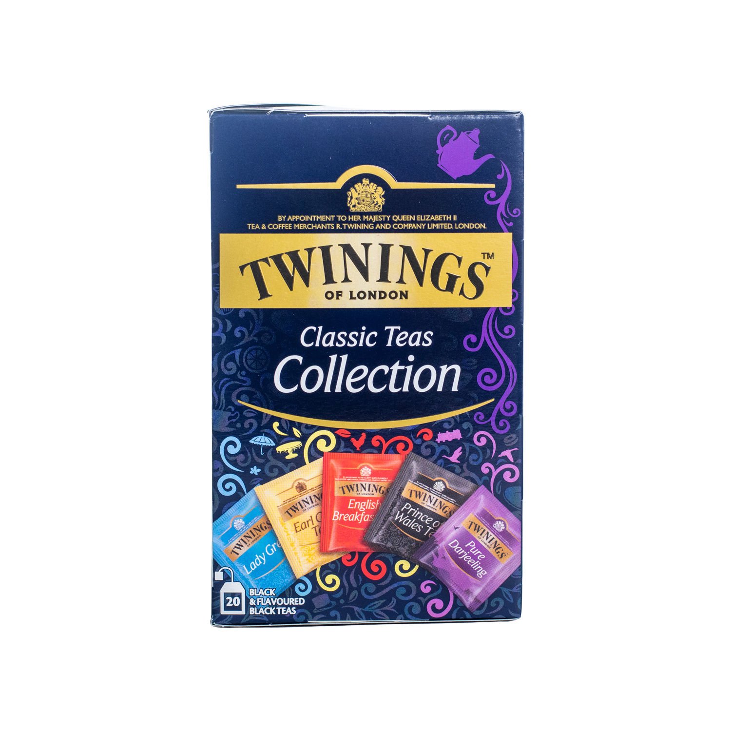 Te Negro 5 Sabores Twining Caja 40 G