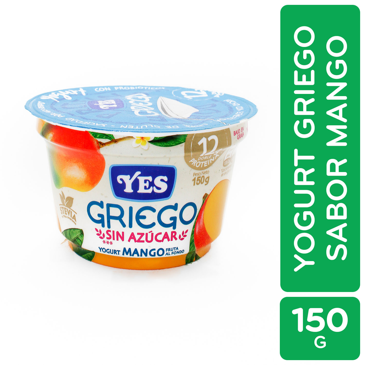 Yogurt Griego Mango Yes Envase 150 G