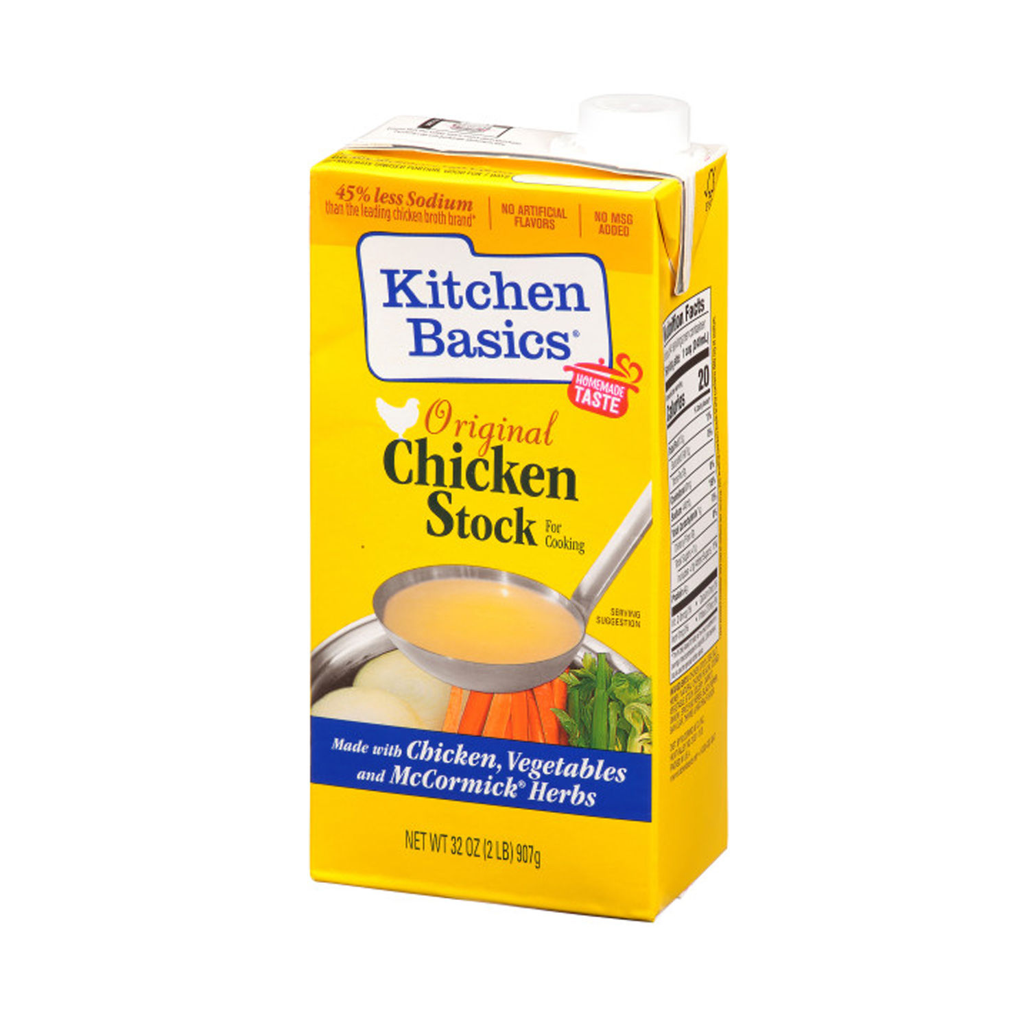 Caldo Pollo Kitchen Basics Tetra Brick 907 G