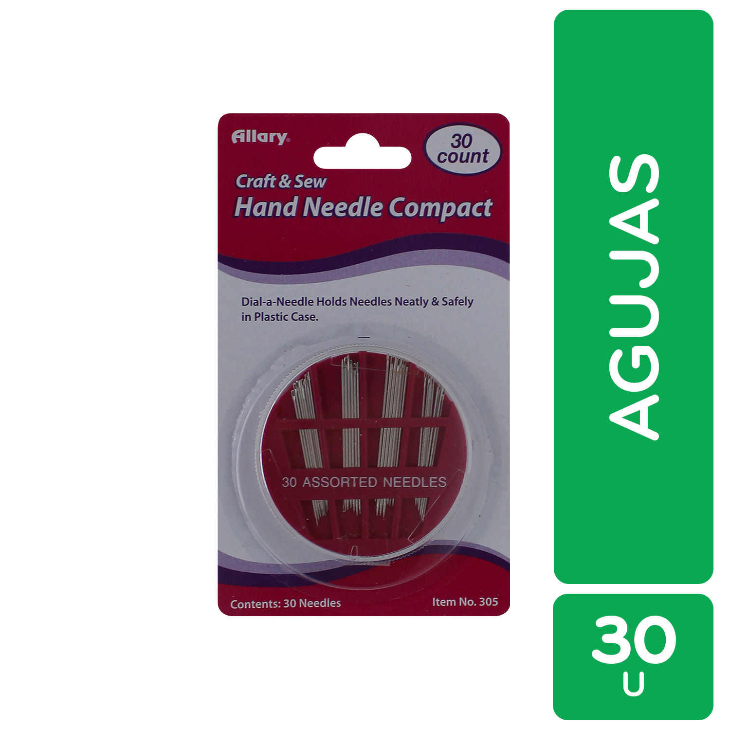 Hand Needle Compact - 30 Count