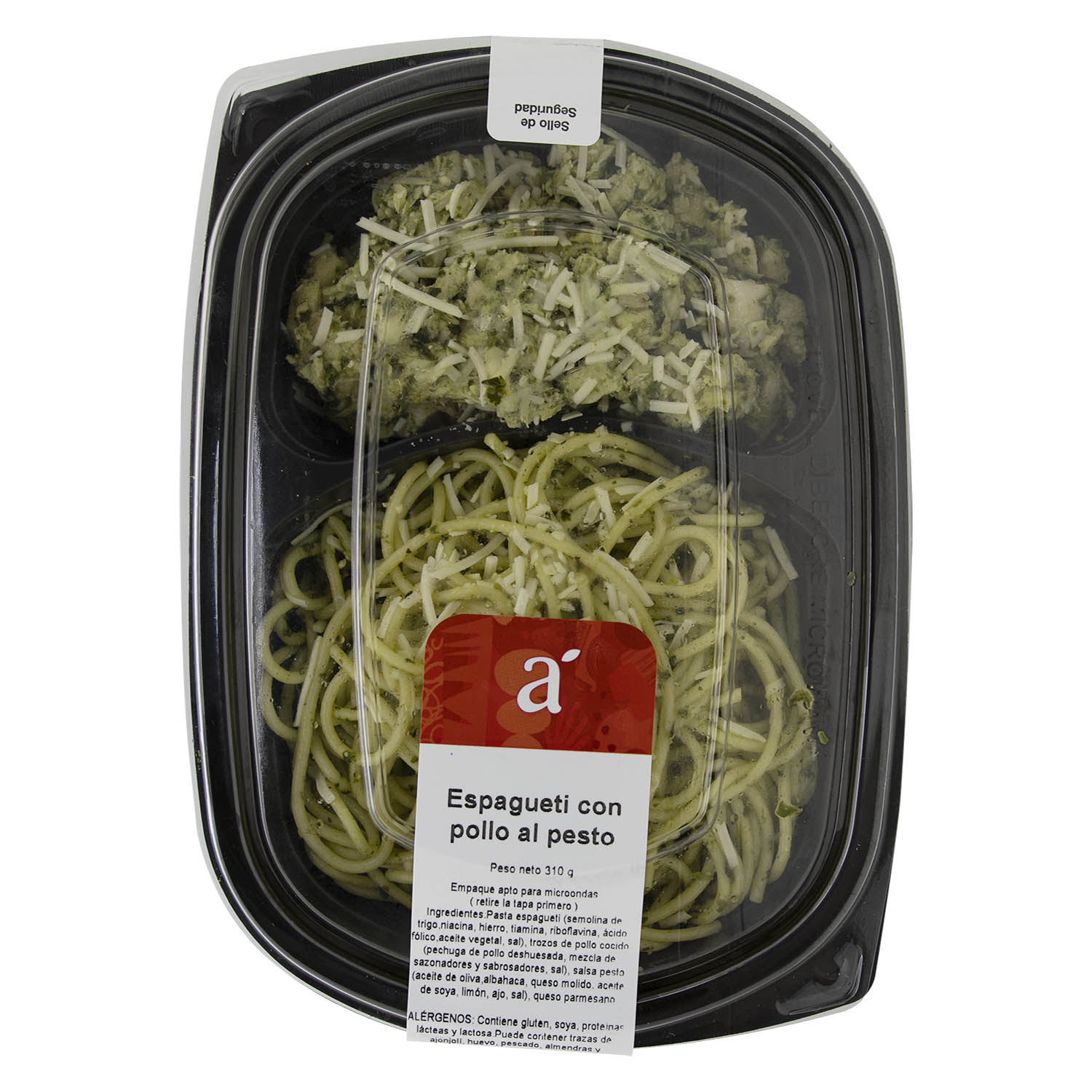 Pasta Espagueti Al Pesto Con Pollo Auto Mercado Unidad 310 G