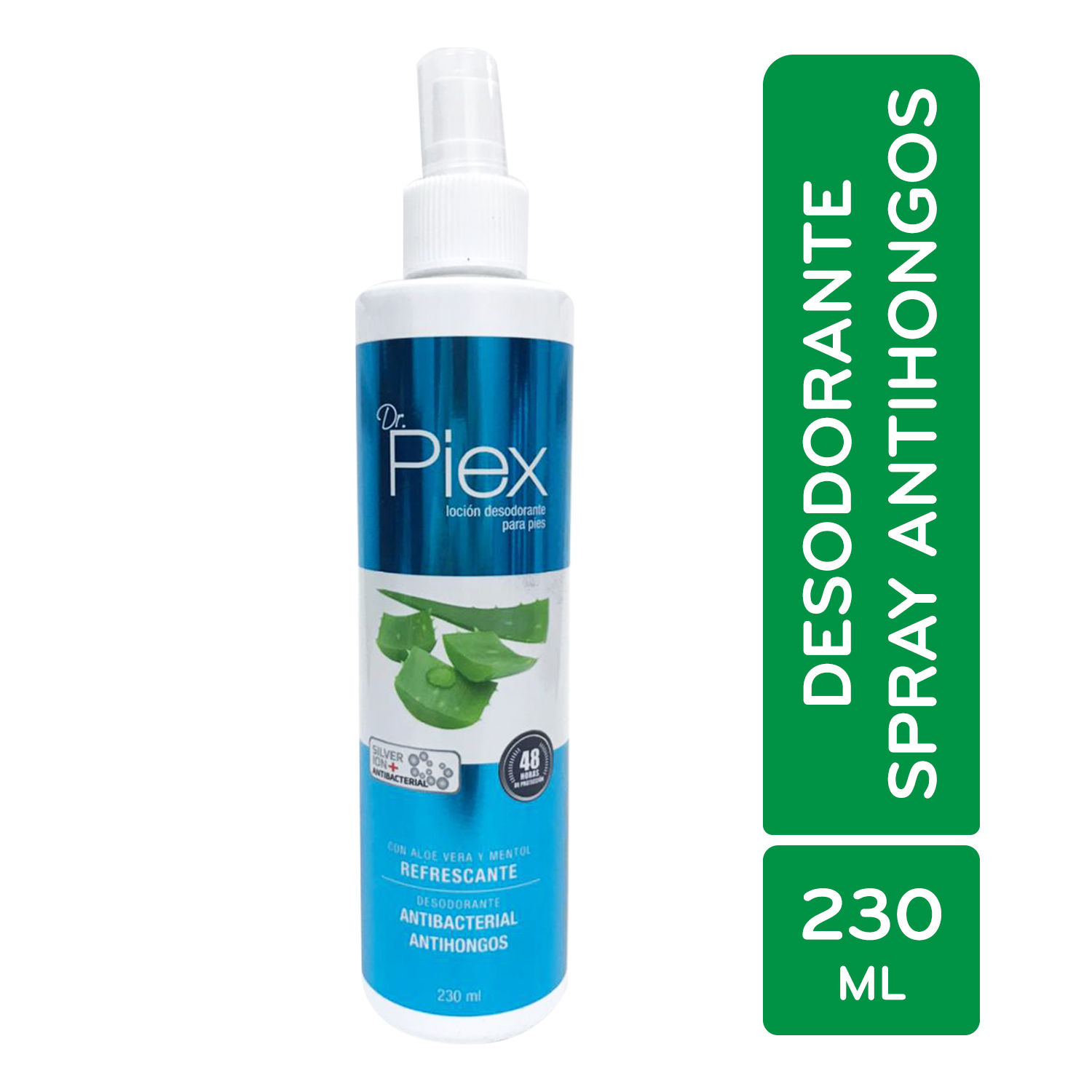 Desodorante Spray Antihongos Refrescante Piex Envase 230 Ml