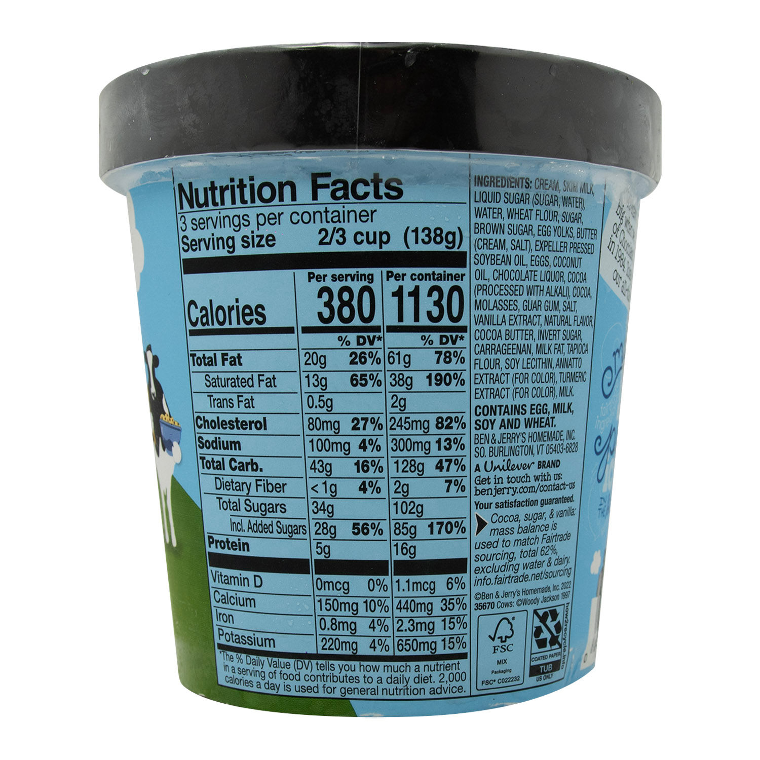 Helado Chocochips Ben Y Jerry's Envase 473 Ml