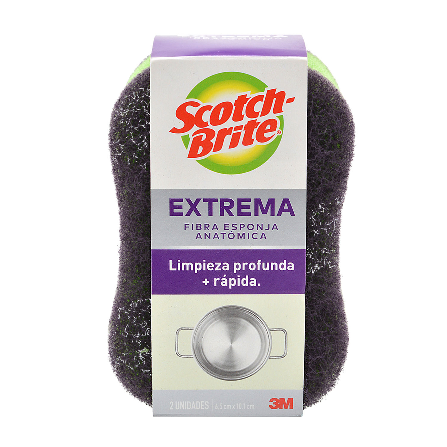 Esponja Doble Uso Extreme Scotch Brite Blister 2 Unid