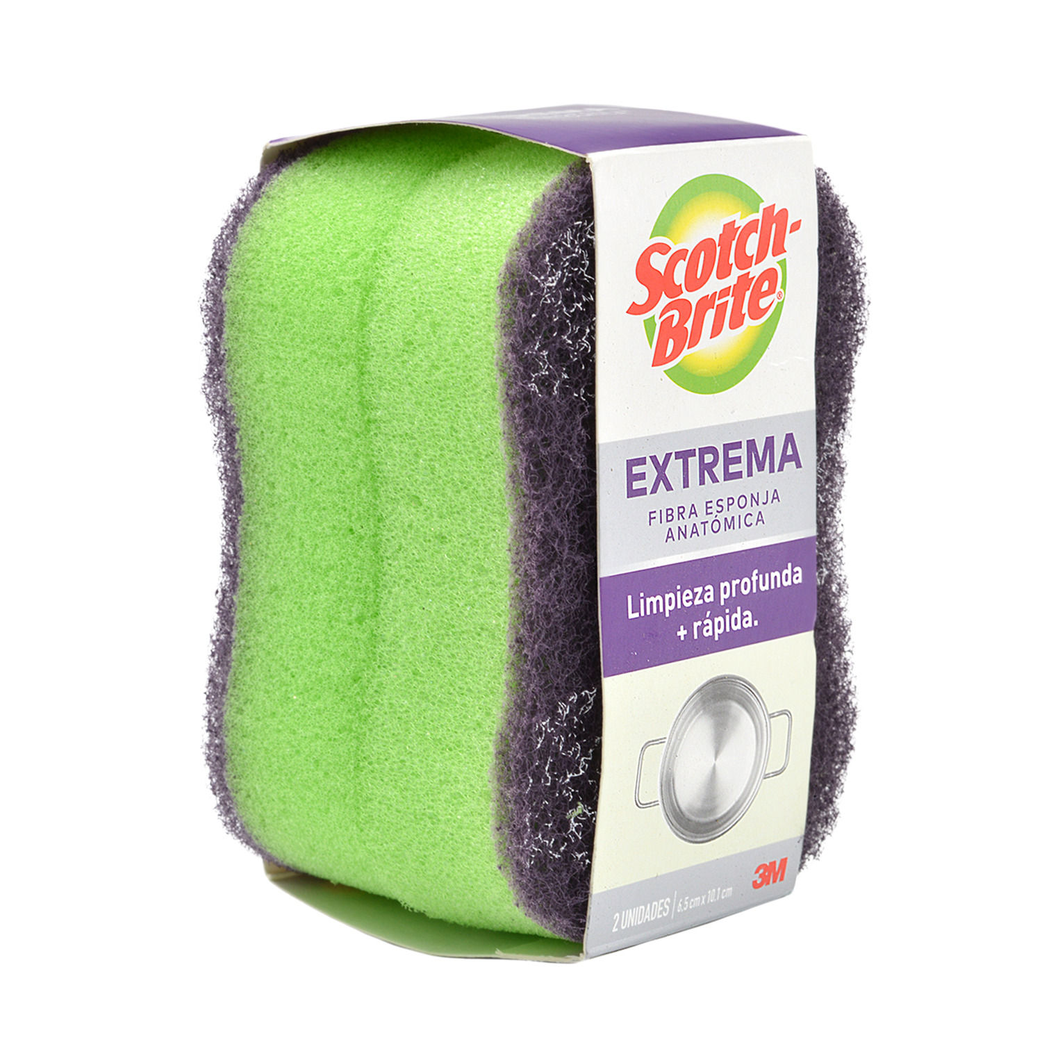 Esponja Doble Uso Extreme Scotch Brite Blister 2 Unid