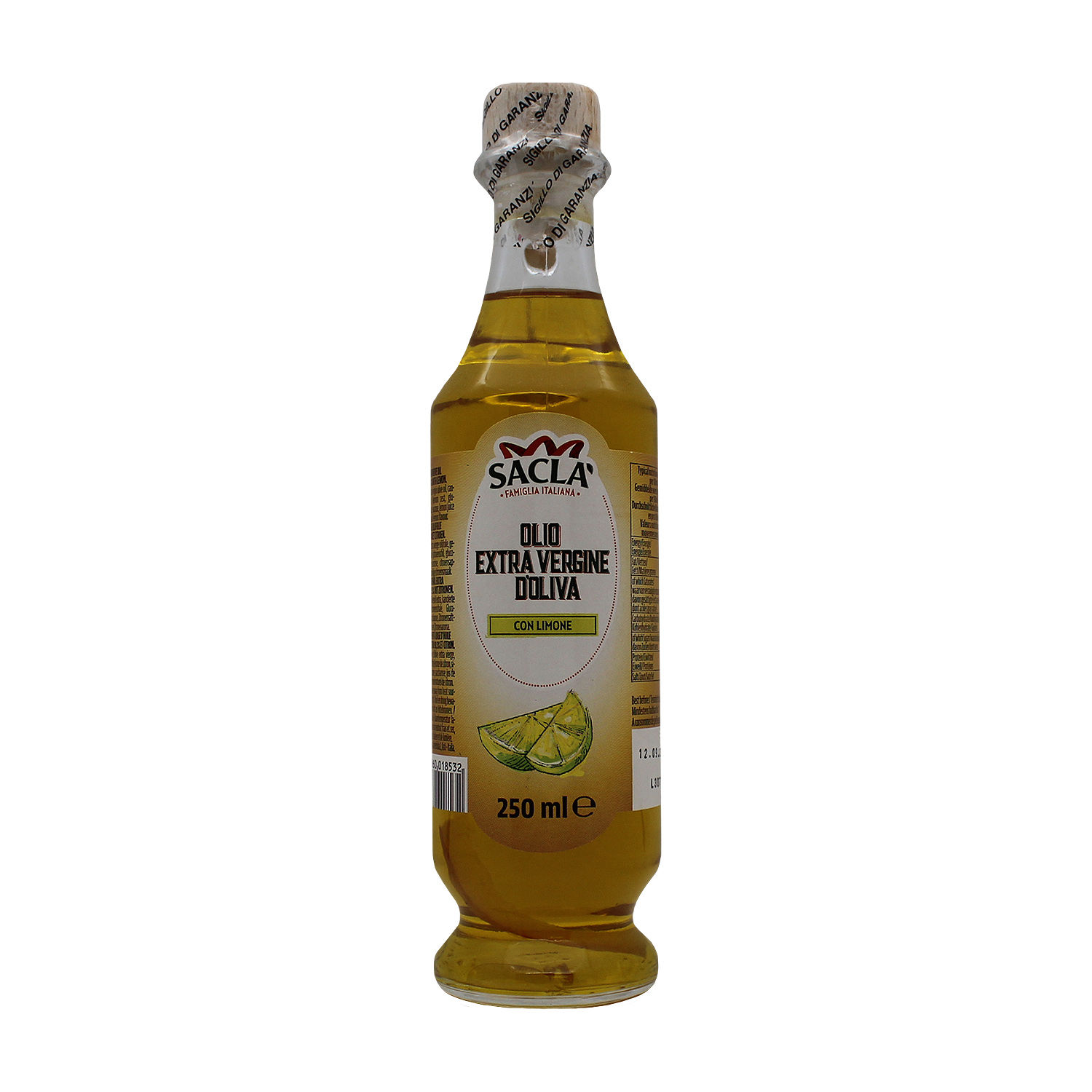 Aceite Oliva Extra Virgen Limon Sacla Botella 250 Ml