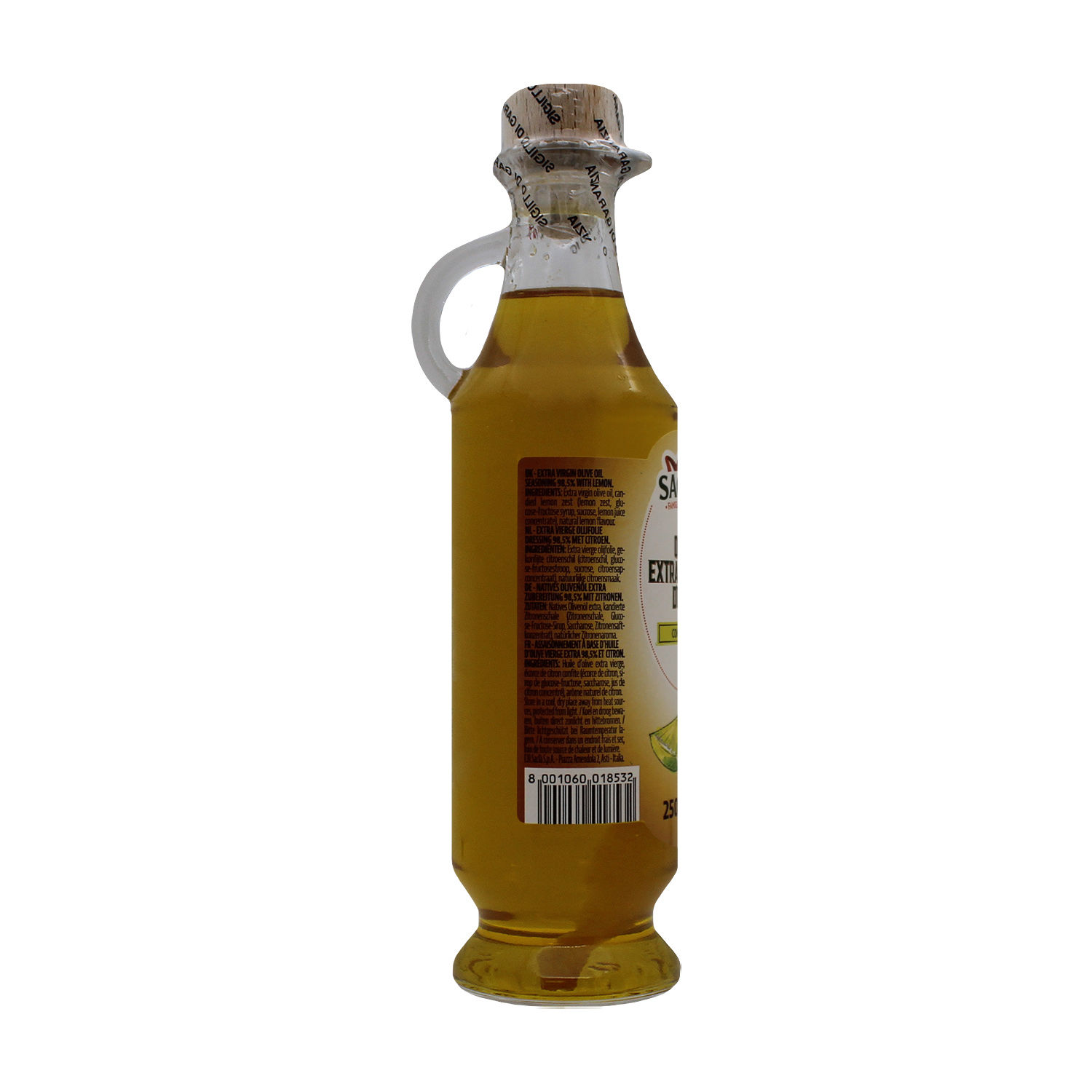 Aceite Oliva Extra Virgen Limon Sacla Botella 250 Ml