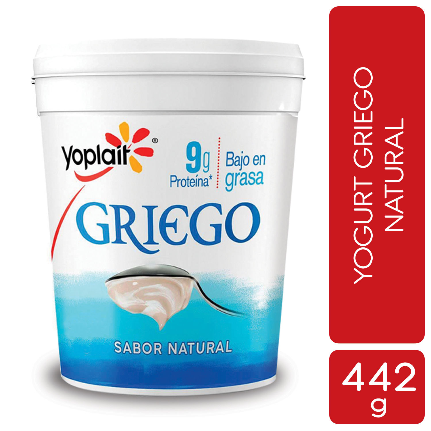 Yogurt Griego Natural Yoplait Envase 442 G