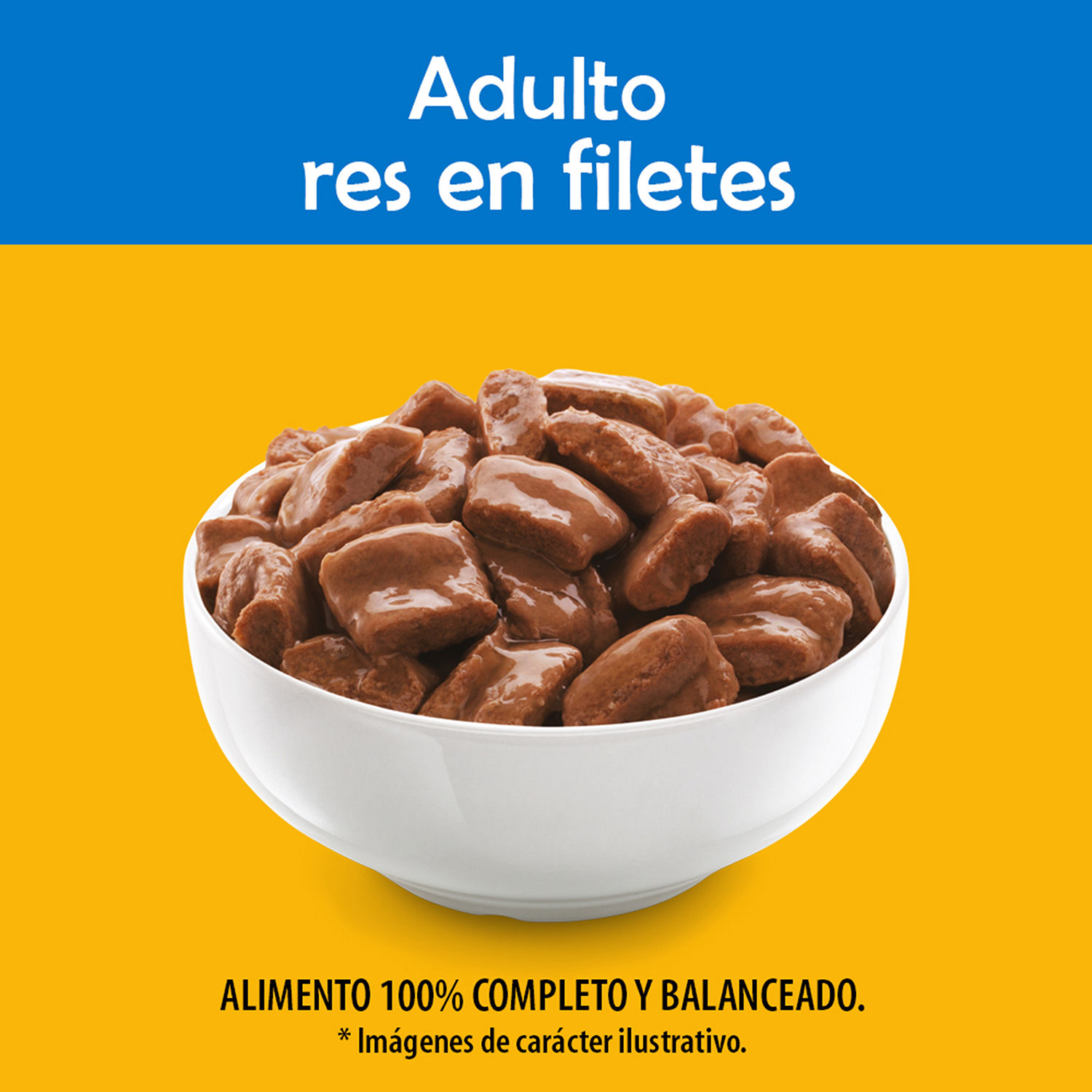 Alimento Perro Humedo Adulto Res Pedigree Bolsa 100 G