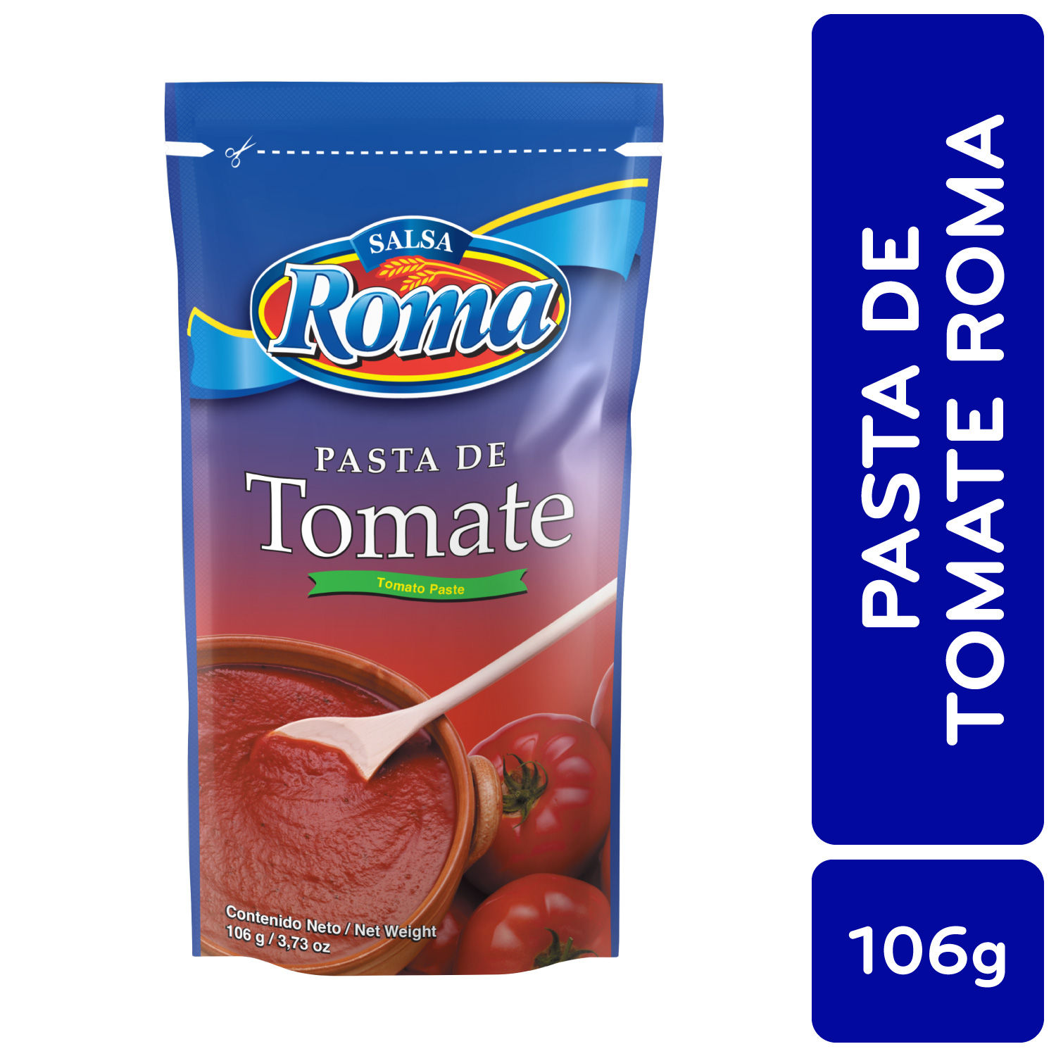 Salsa Tomate Pure Roma Paquete 106 G
