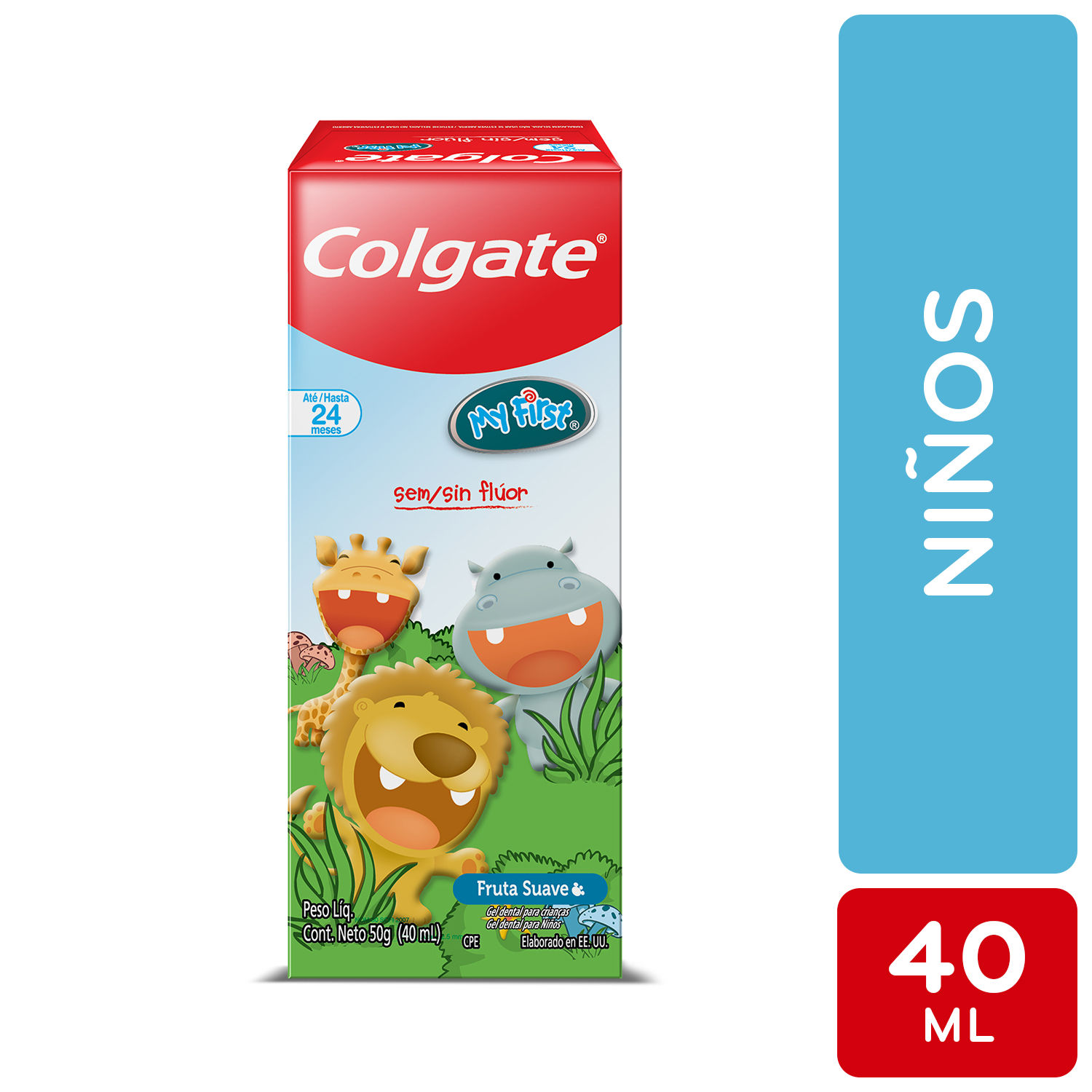 Cremas dental de por lo menos 1000ppm de flúor de venta en Costa Rica. •Son  las que debemos de usar en niños desde que sale el primer diente en la