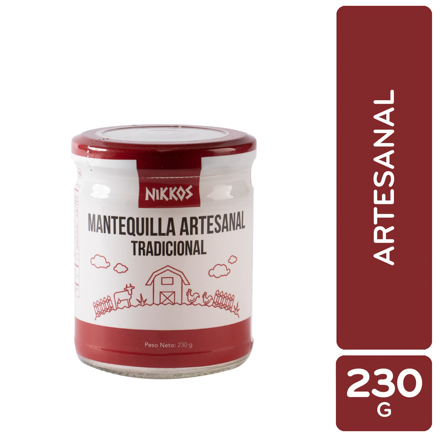 Mantequilla Tradicional Nikkos Envase 230 G