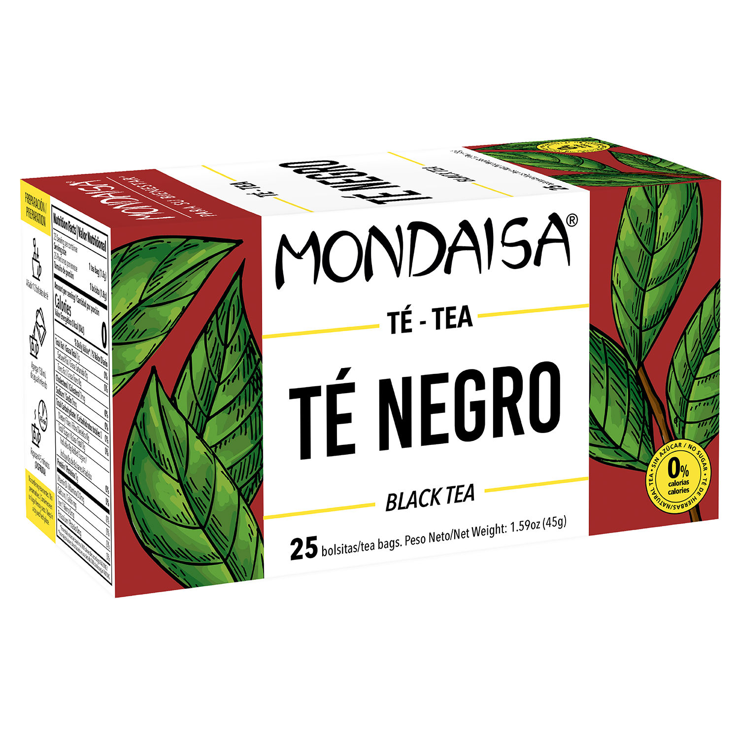 Te Negro Mondaisa Caja 45 G