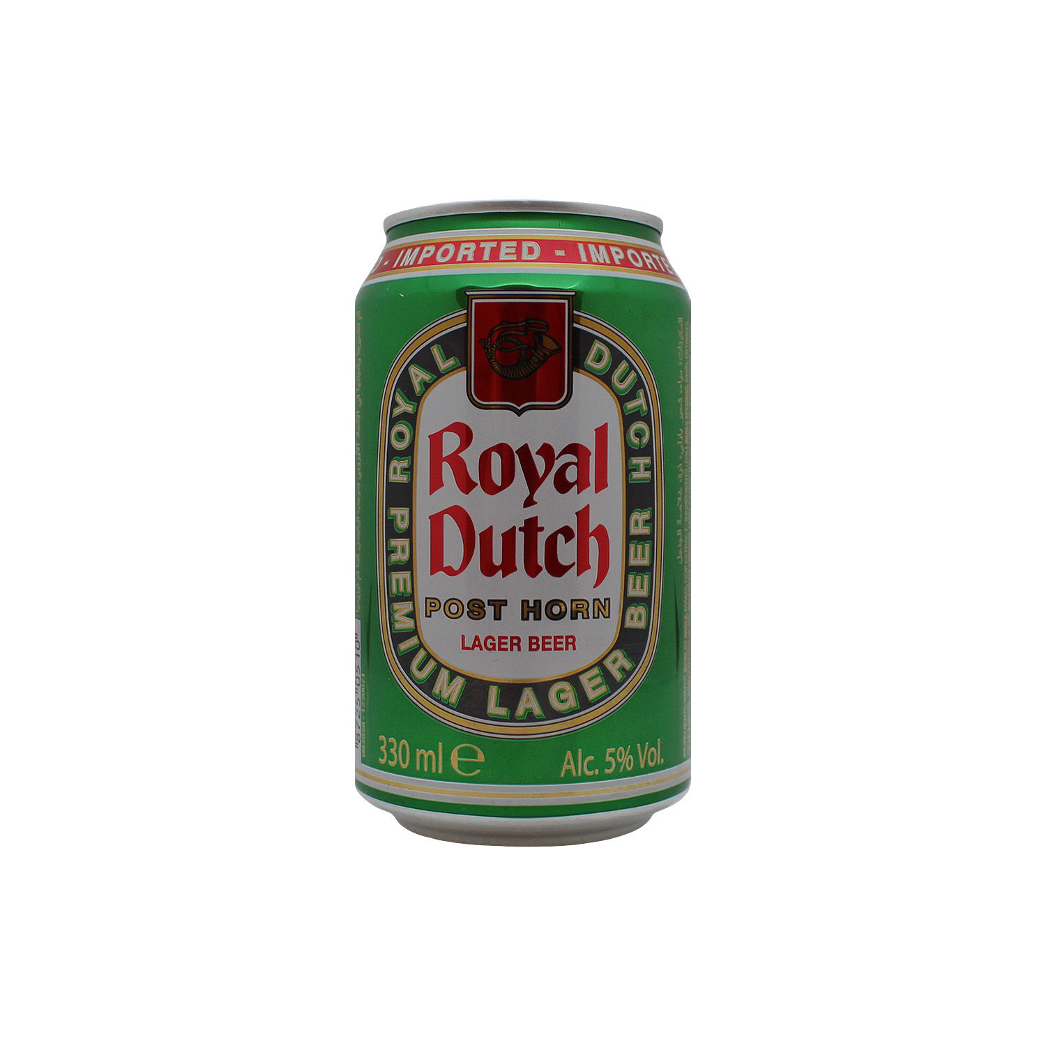 Cerveza Importada Lager 5% Alc. Holanda Royal Dutch Lata 330 Ml