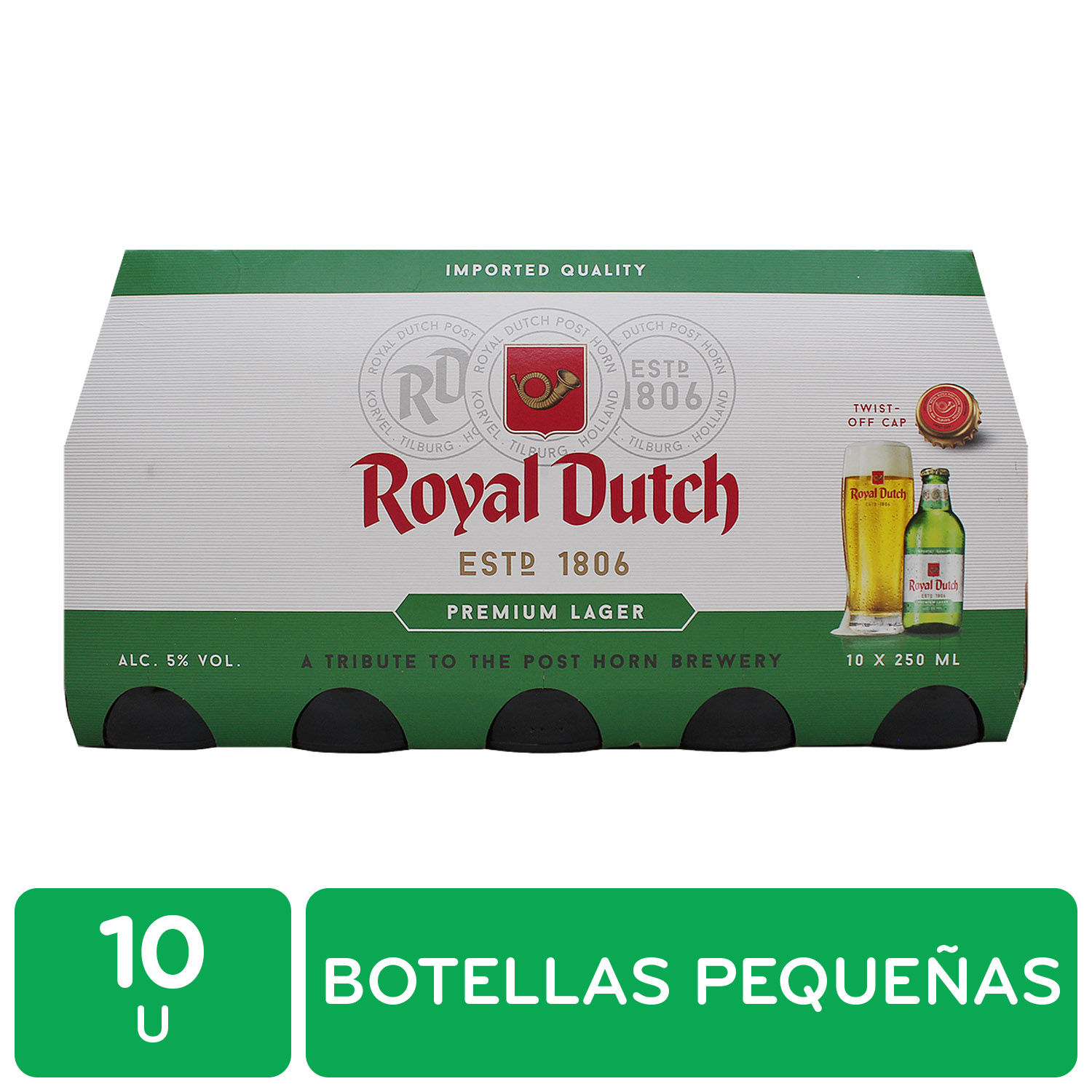 Cerveza Importada Holanda Pack Royal Dutch Paquete 2500 Ml