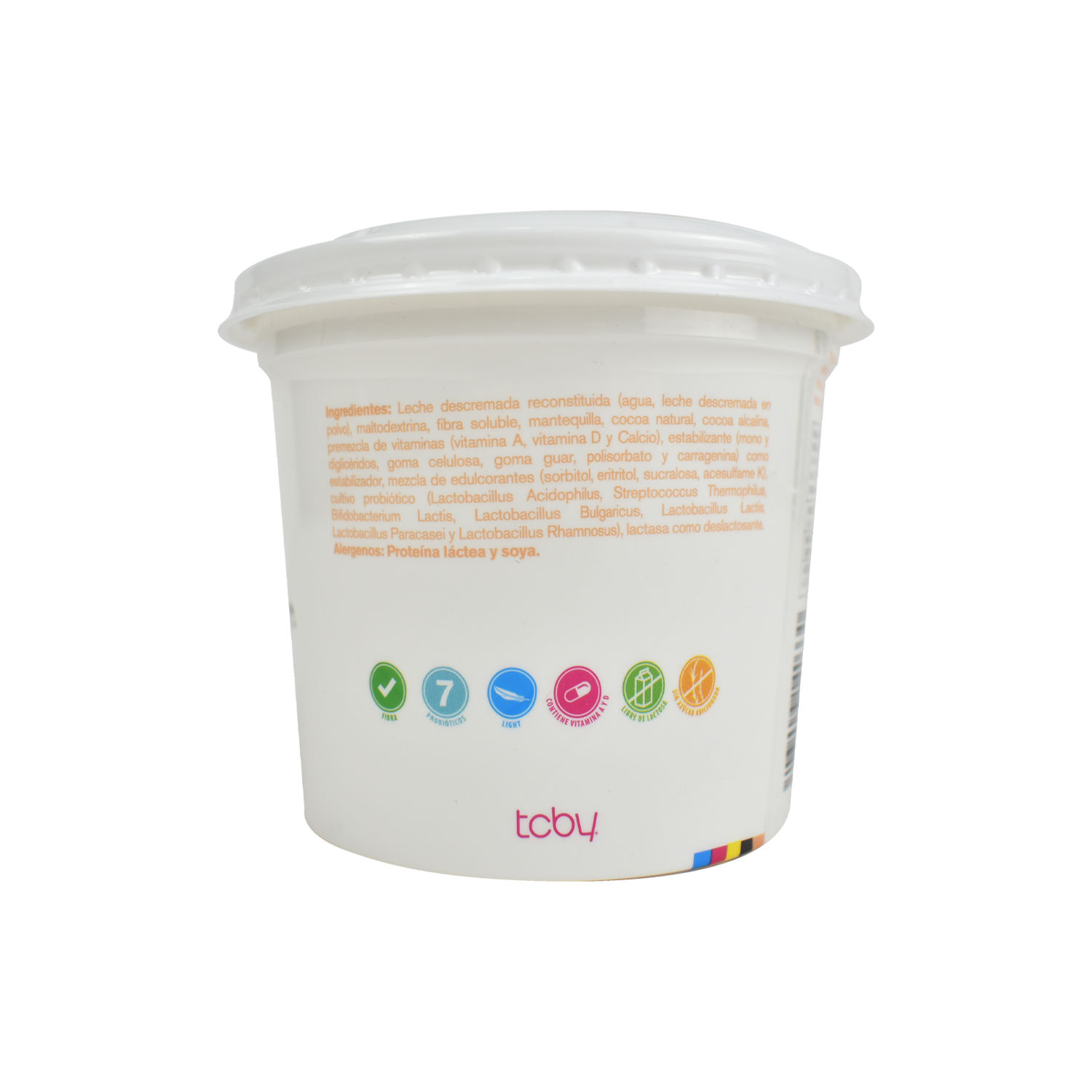 Helado Yogurt Chocolate Deslactosado Tcby Envase 262 G