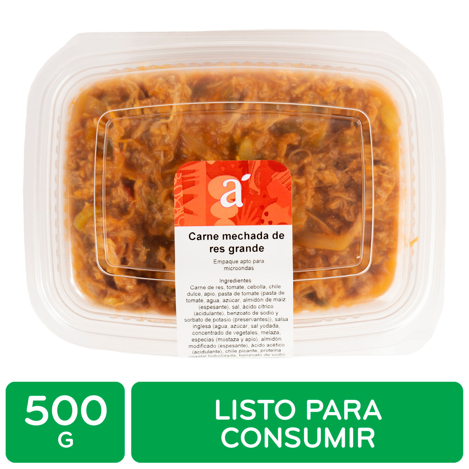 Carne Mechada De Res Grande Auto Mercado Unidad 500 G