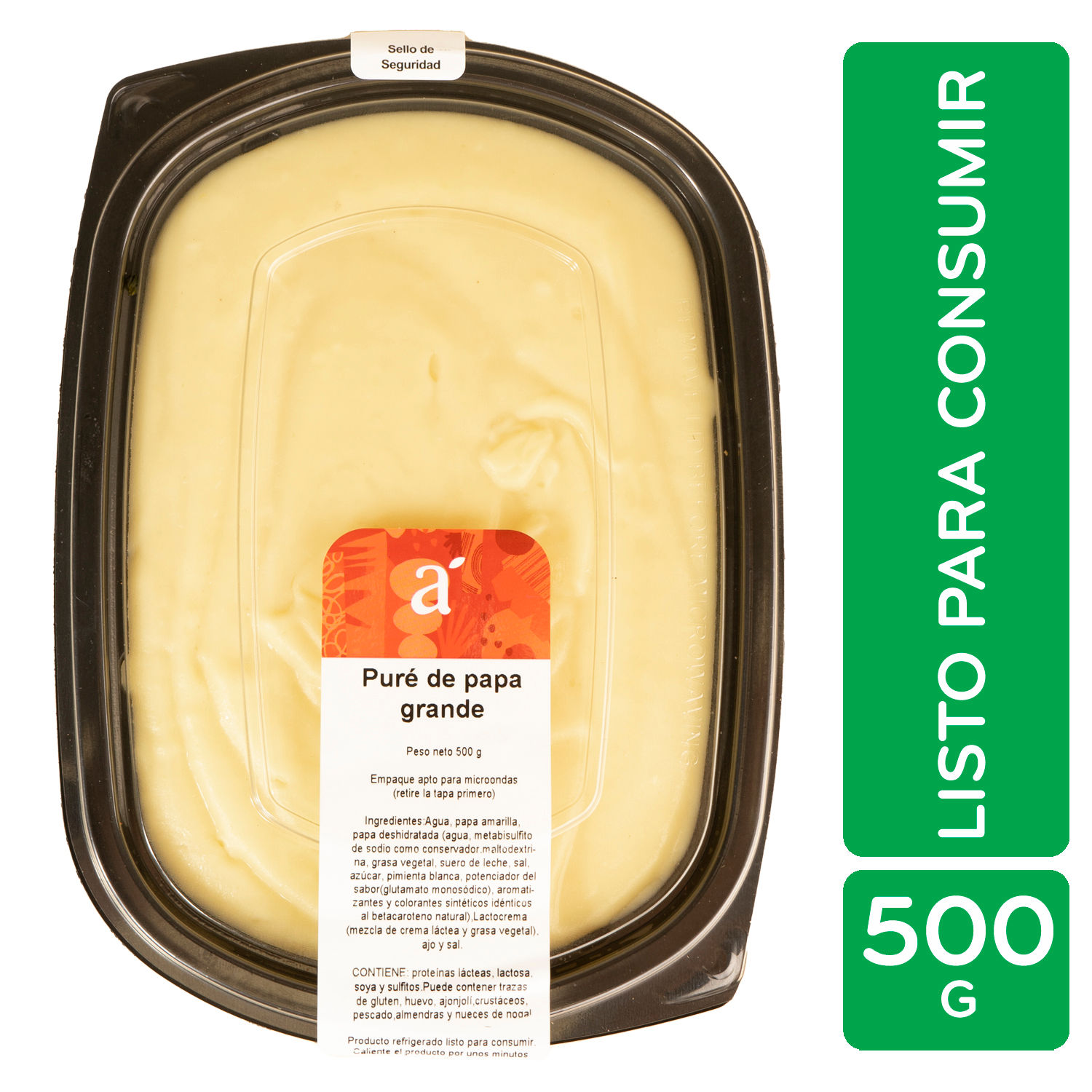 Pure De Papa Grande Auto Mercado Unidad 500 G