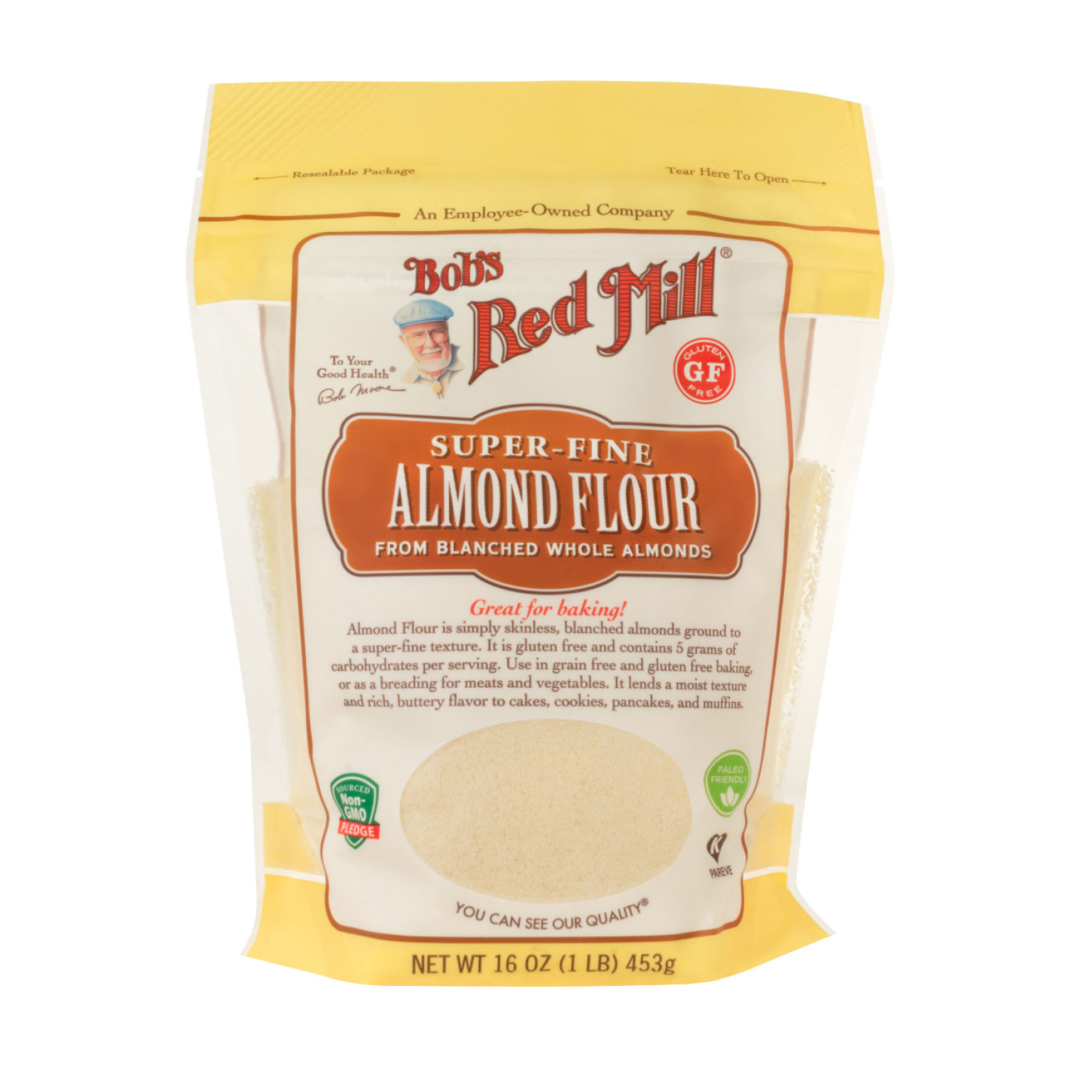 Harina Sin Gluten Almendras Red Mill Paquete 453 G