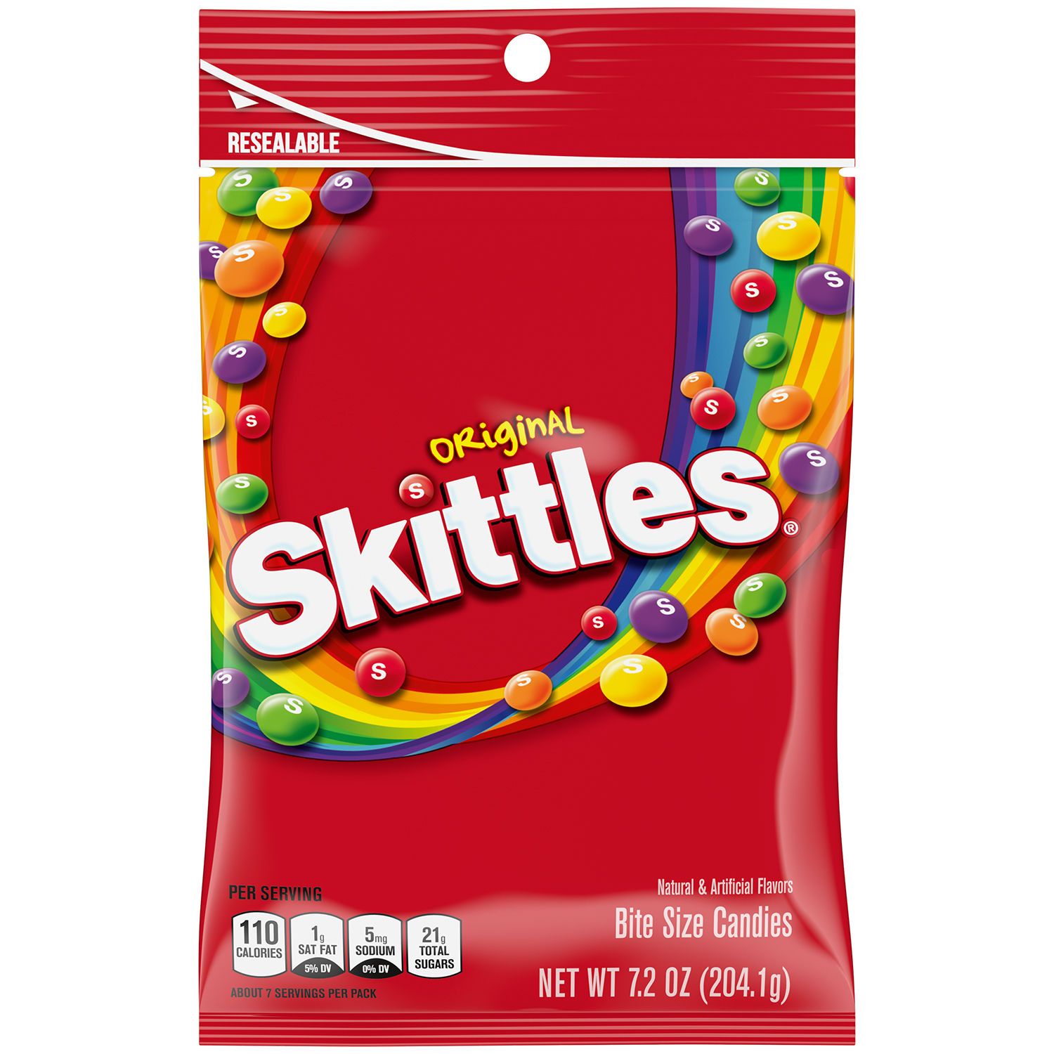 Confite Original Skittles Bolsa 204.1 G
