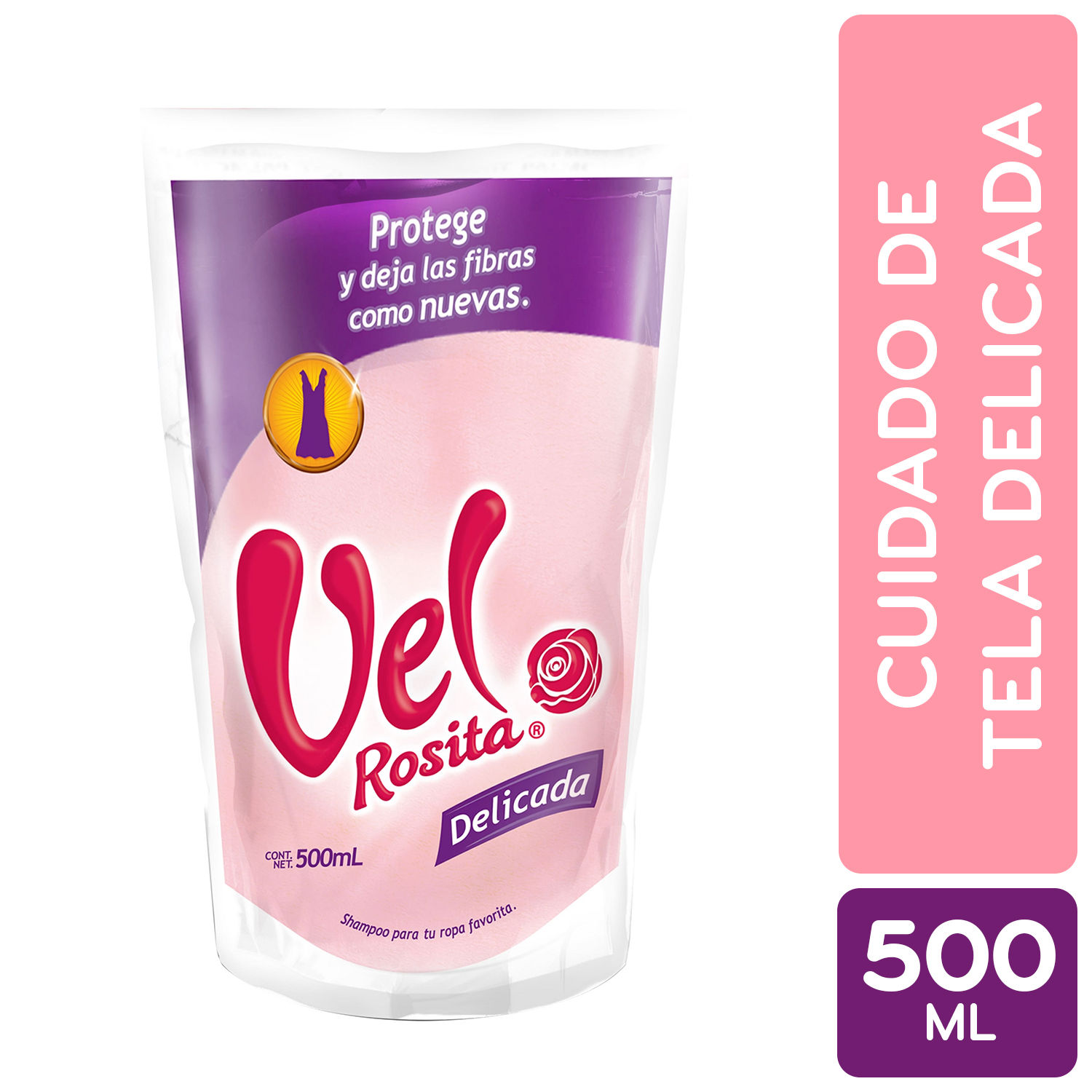Detergente Liquido Concentrado Vel Rosita Bolsa 500 Ml
