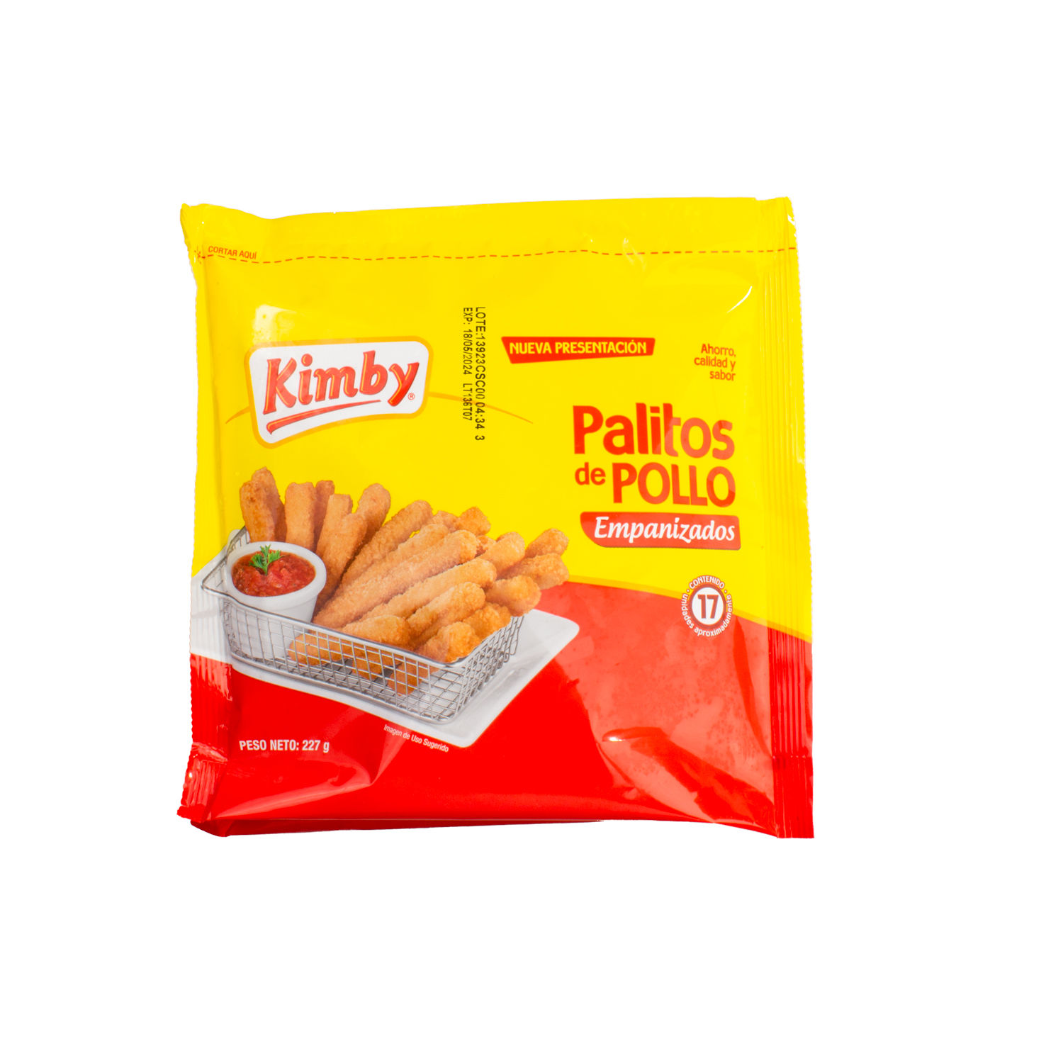 Palito Pollo Kimby Paquete 227 G