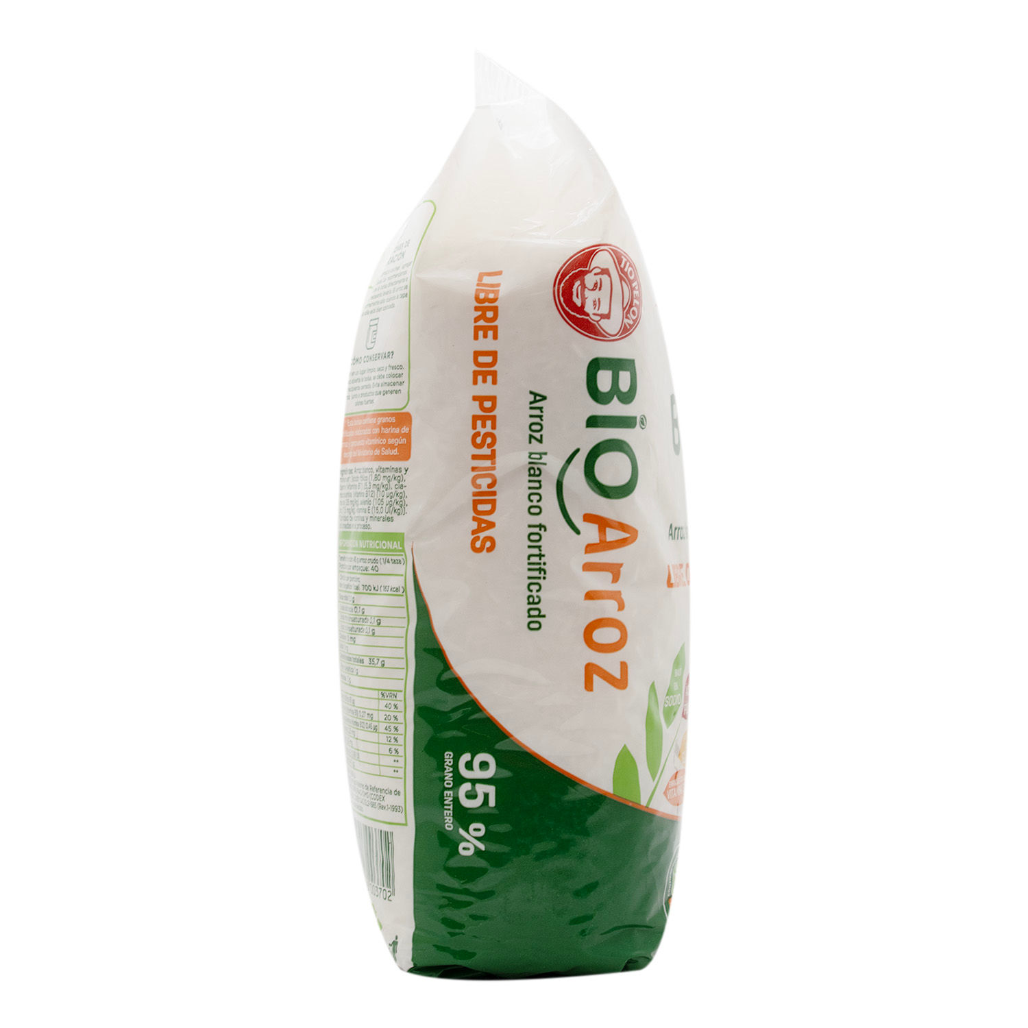 Arroz Blanco 95% Bio Tio Pelon Paquete 1800 G