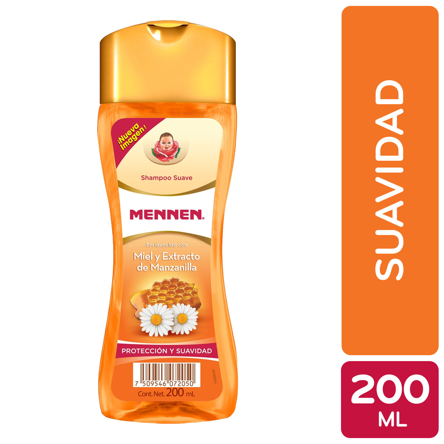 Shampoo Humectacion Manzanilla Miel Mennen Unidad 200 Ml