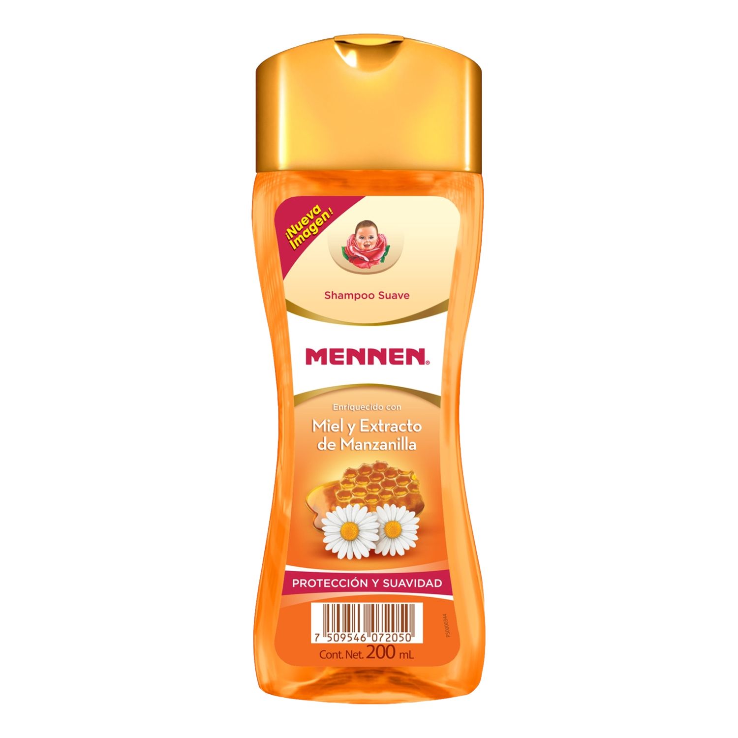 Shampoo Humectacion Manzanilla Miel Mennen Unidad 200 Ml