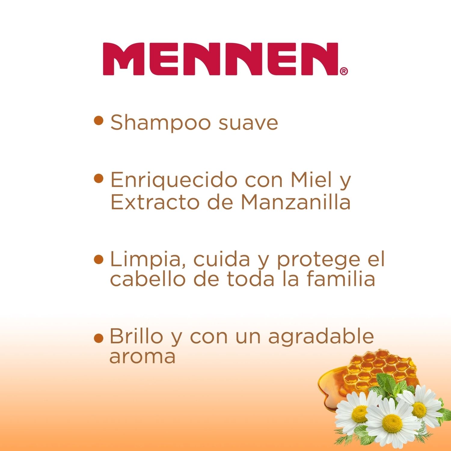 Shampoo Humectacion Manzanilla Miel Mennen Unidad 200 Ml