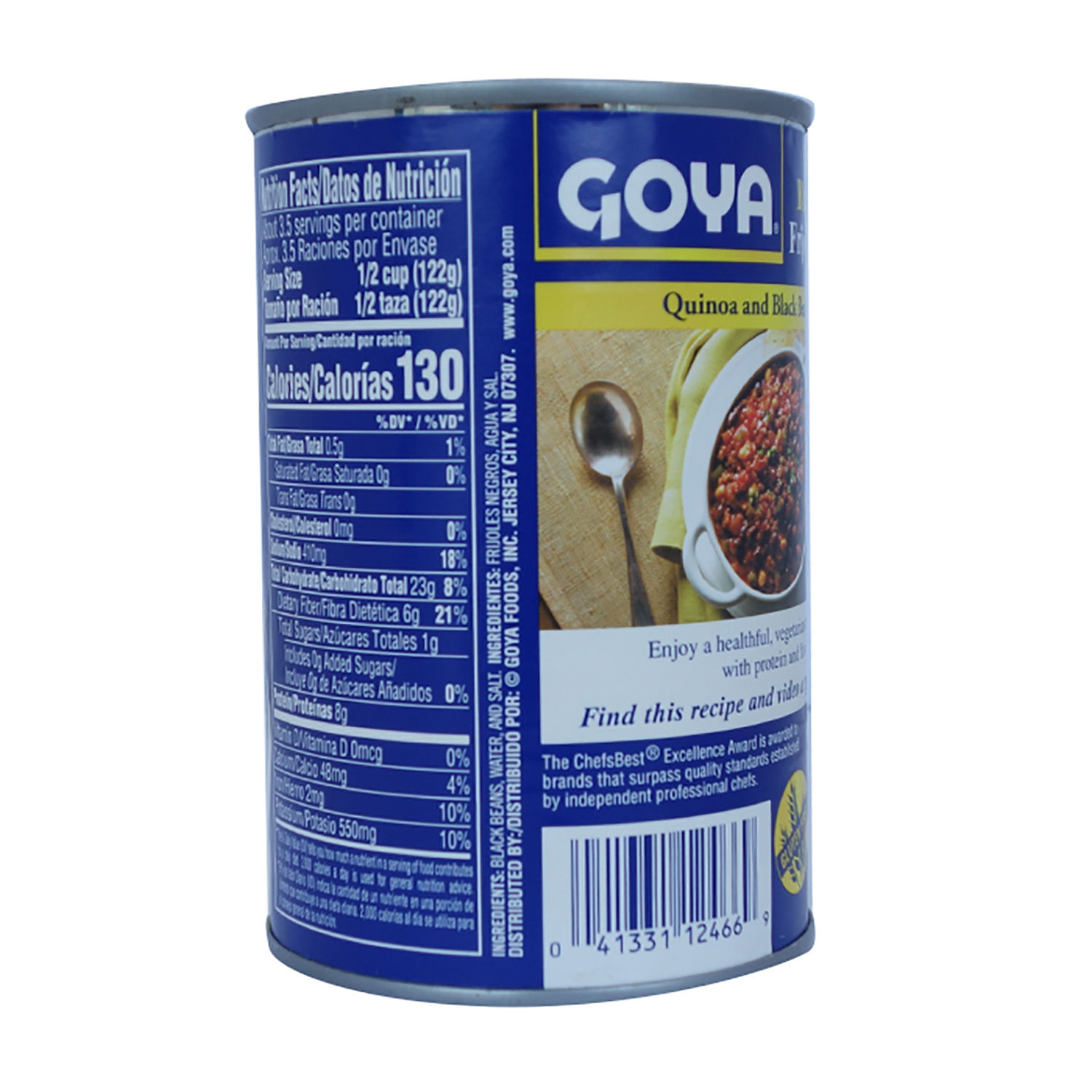 Frijol Preparado Negro Goya Lata 439 G