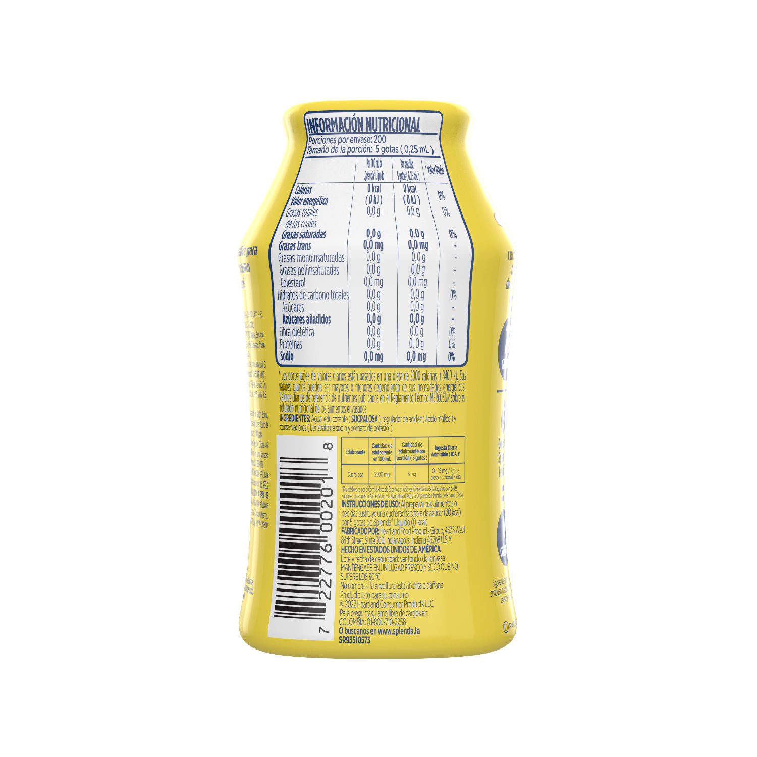 Edulcorante Liquido Splenda Envase 50 Ml