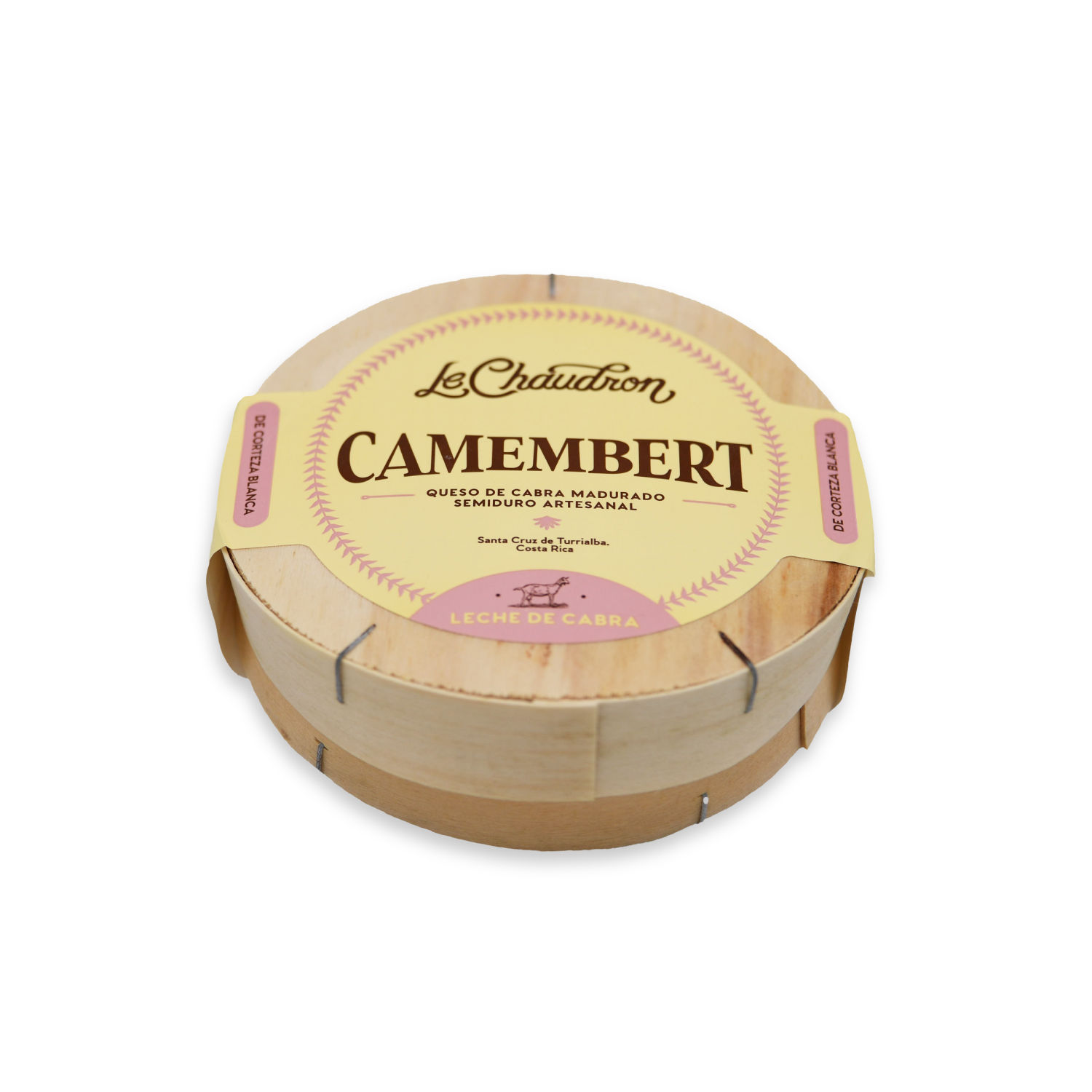 Queso Camembert Cabra Le Chaudron Paquete 220 G