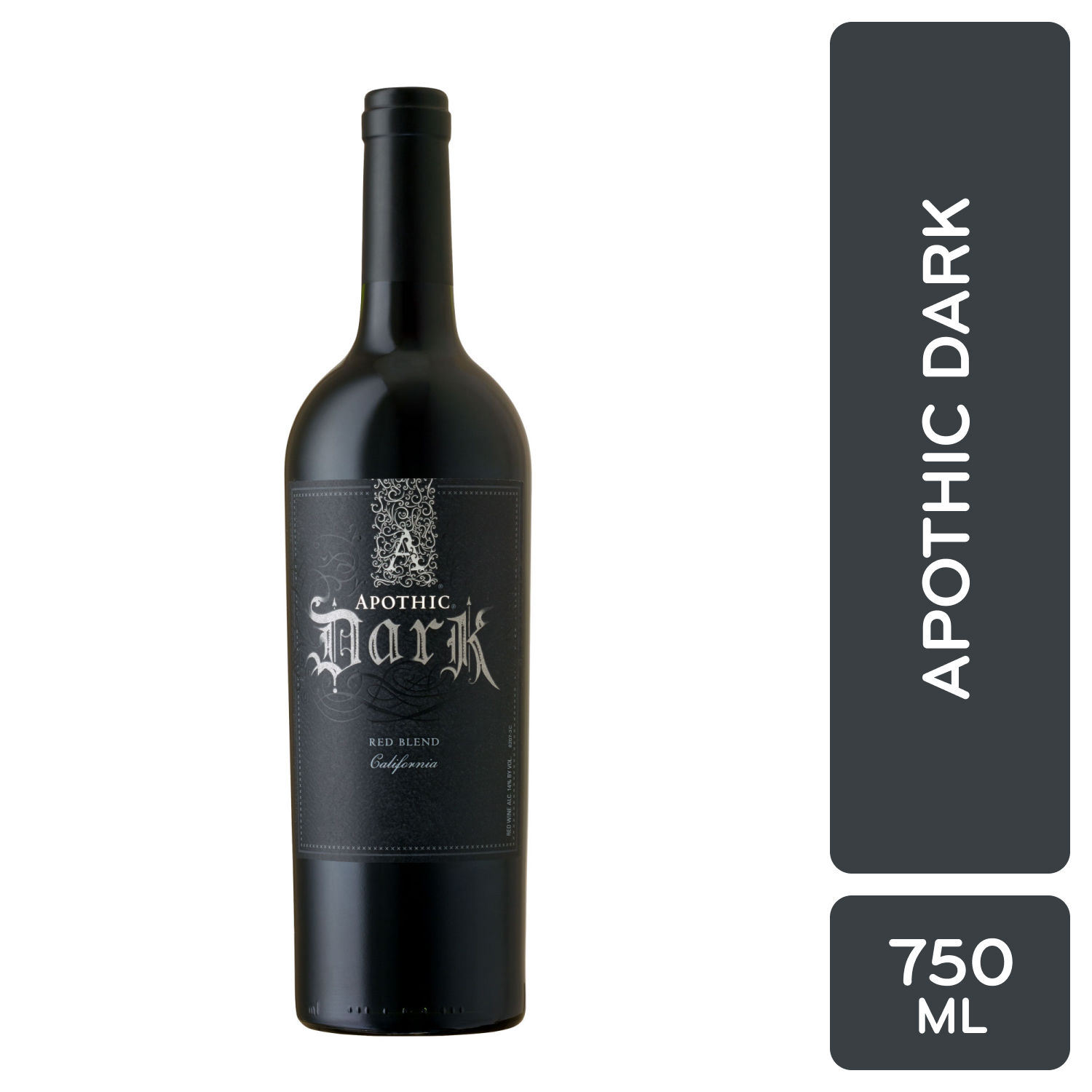 Vino Tinto Usa Blend Apothic Botella 750 Ml