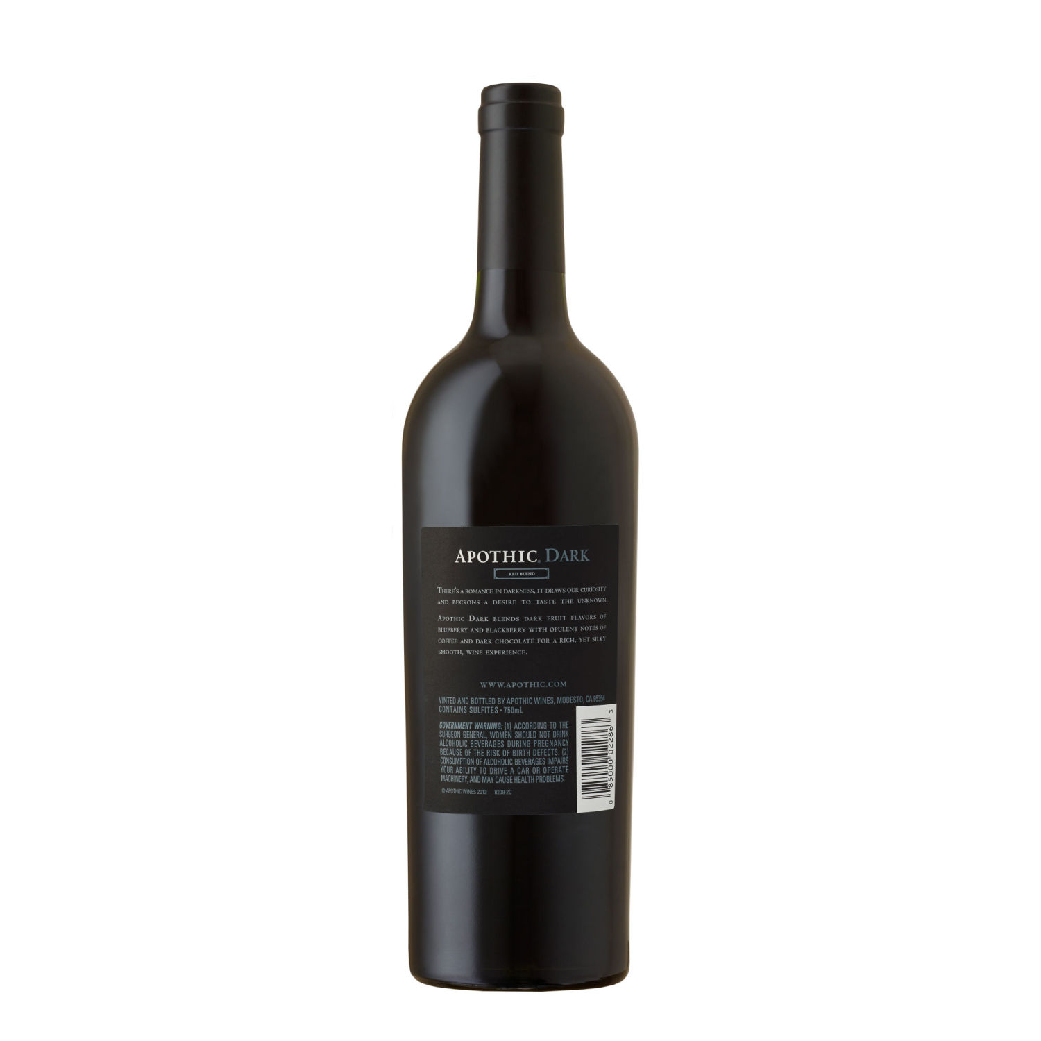 Vino Tinto Usa Blend Apothic Botella 750 Ml