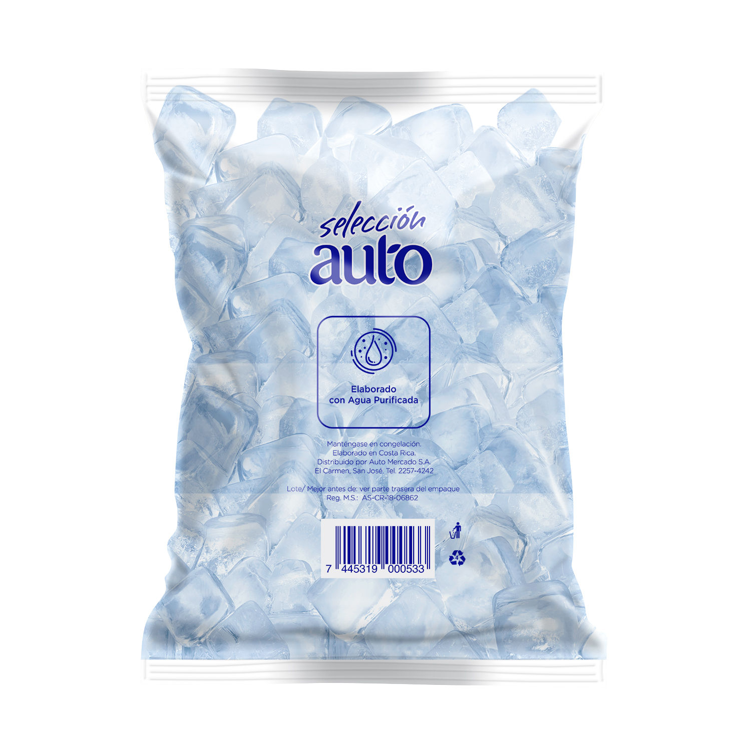 Hielo Cubo Seleccion Auto Paquete 5000 G